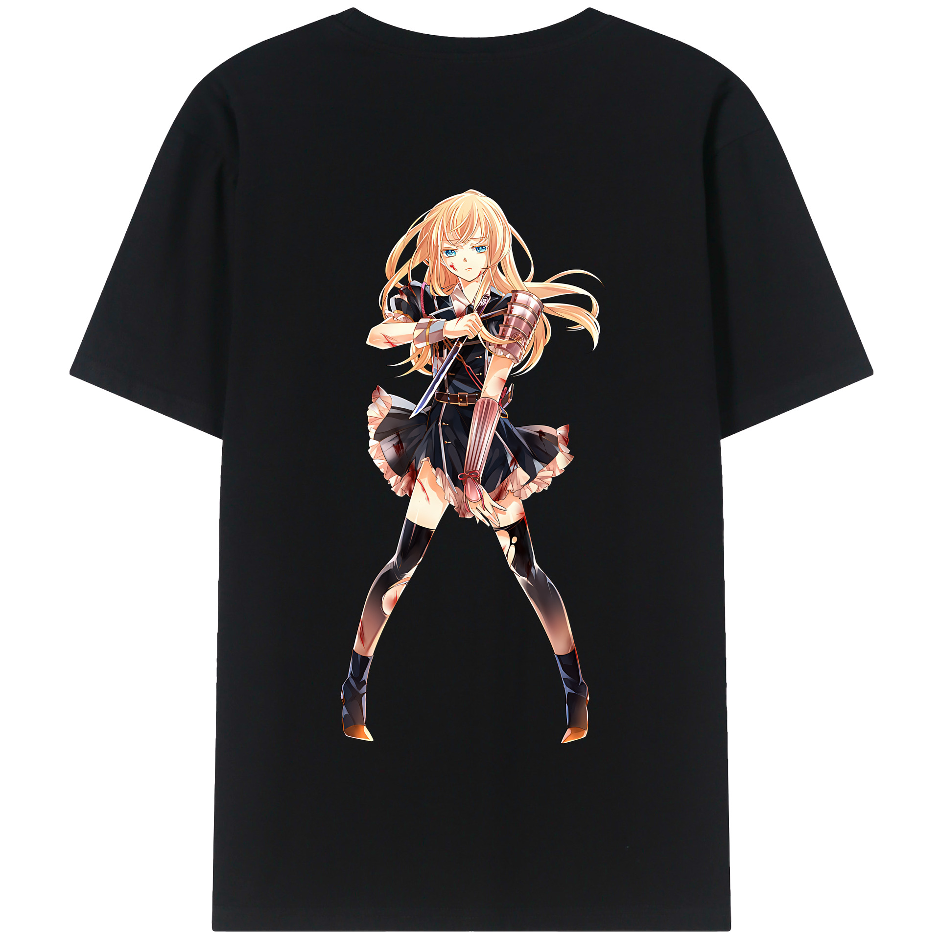 （画像用） 刀剣乱舞 Touken Ranbu 綿100％半袖Tシャツ（背面プリント）