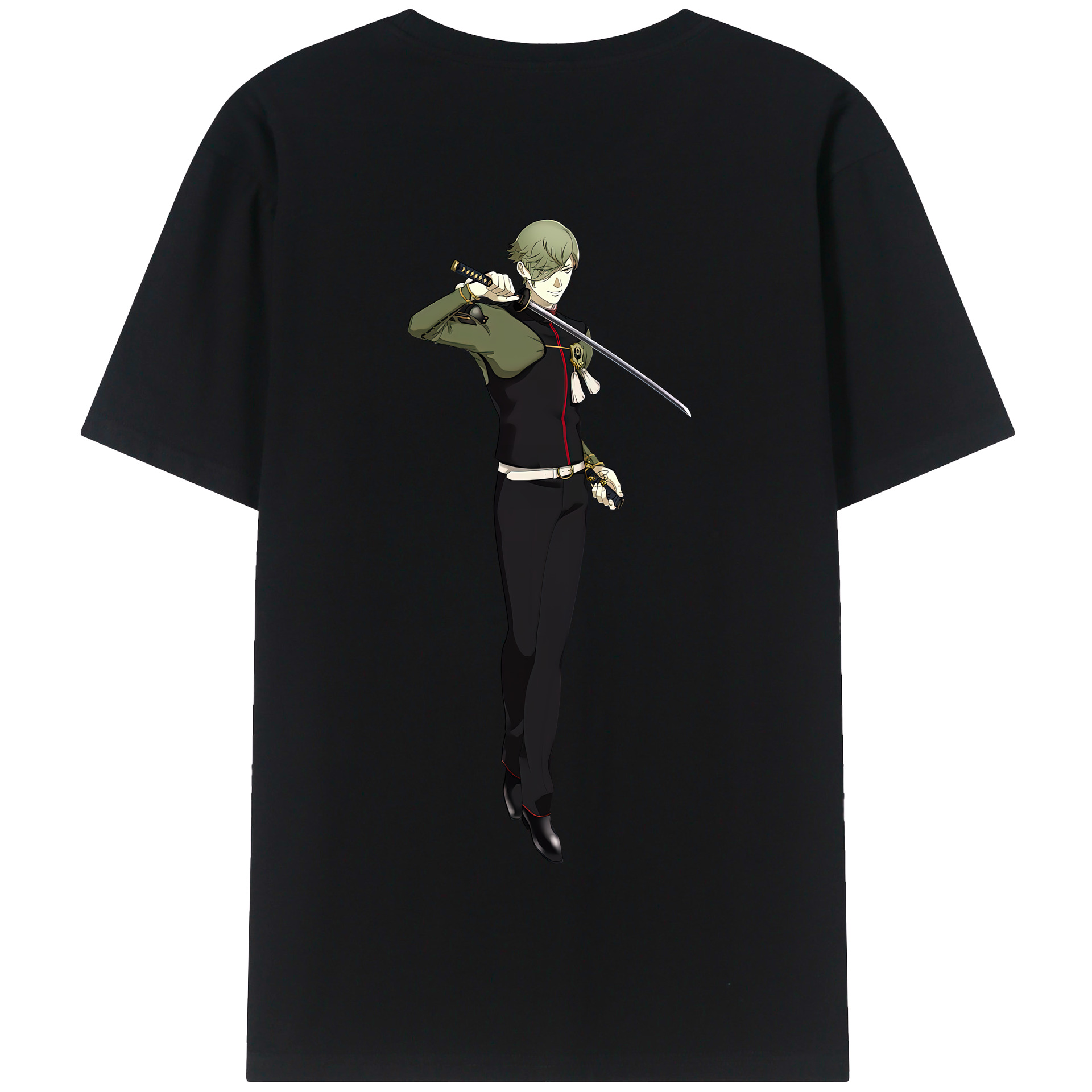 （画像用） 刀剣乱舞 Touken Ranbu 綿100％半袖Tシャツ（背面プリント）