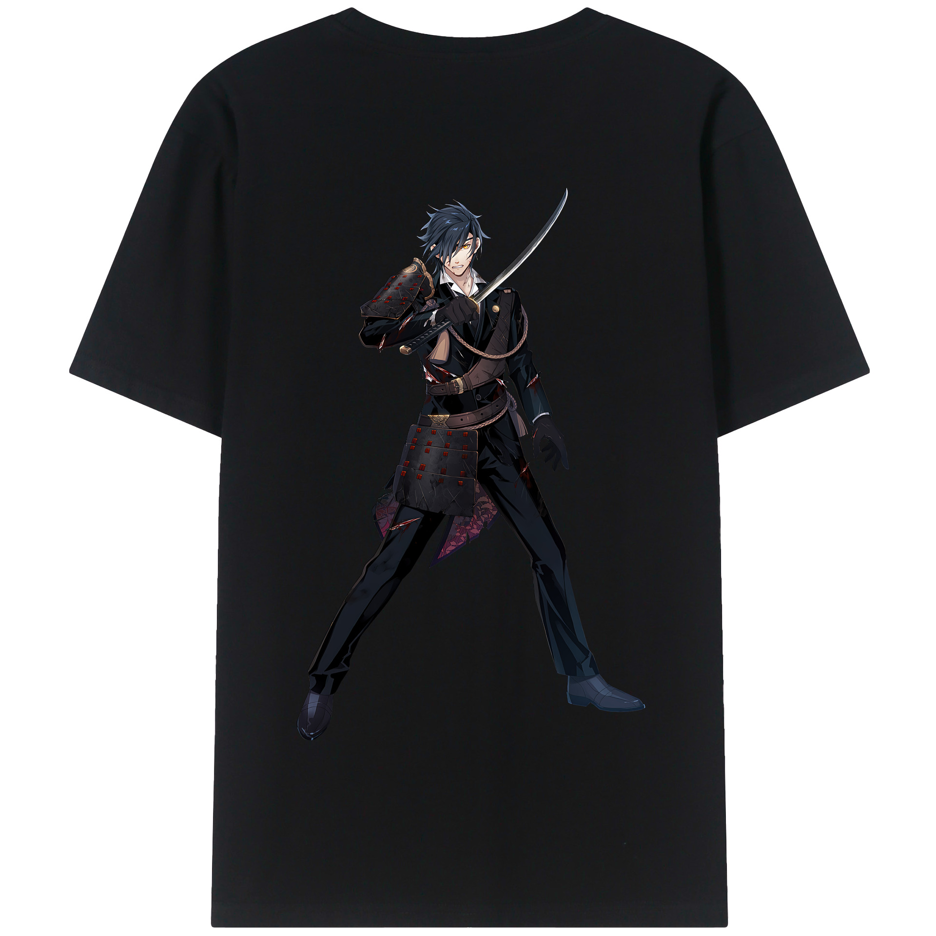 （画像用） 刀剣乱舞 Touken Ranbu 綿100％半袖Tシャツ（背面プリント）