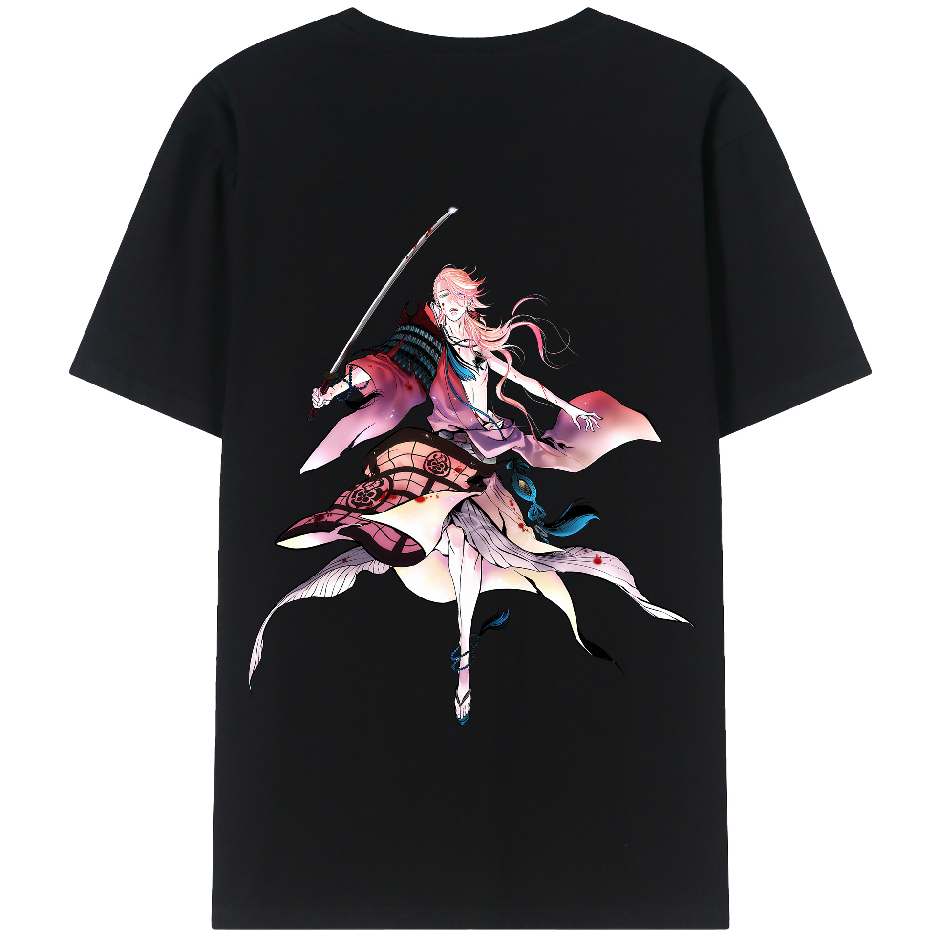 （画像用） 刀剣乱舞 Touken Ranbu 綿100％半袖Tシャツ（背面プリント）
