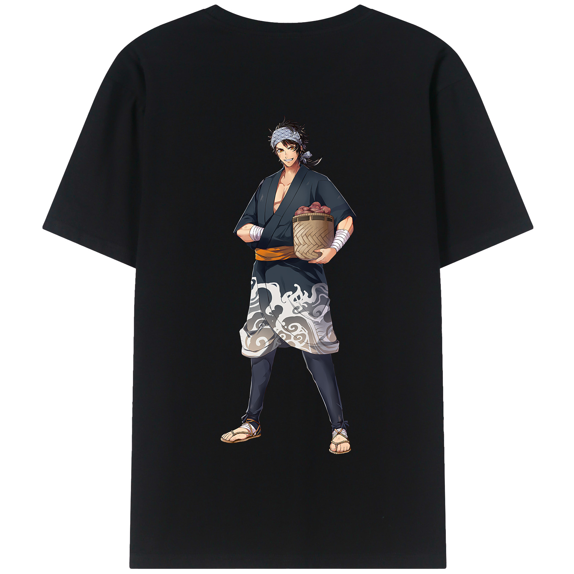 （画像用） 刀剣乱舞 Touken Ranbu 綿100％半袖Tシャツ（背面プリント）