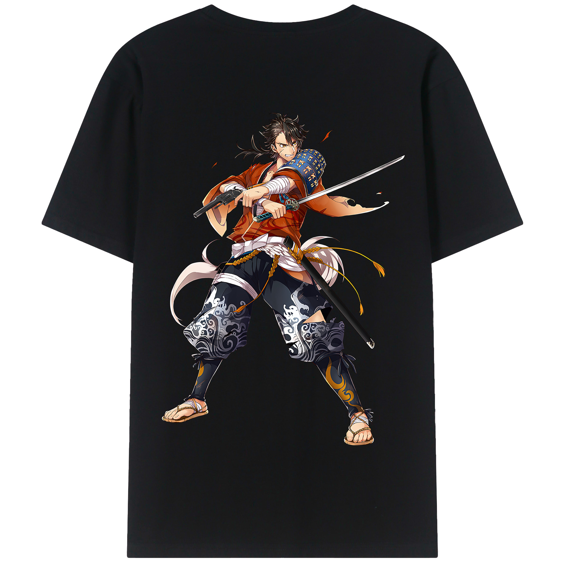 （画像用） 刀剣乱舞 Touken Ranbu 綿100％半袖Tシャツ（背面プリント）