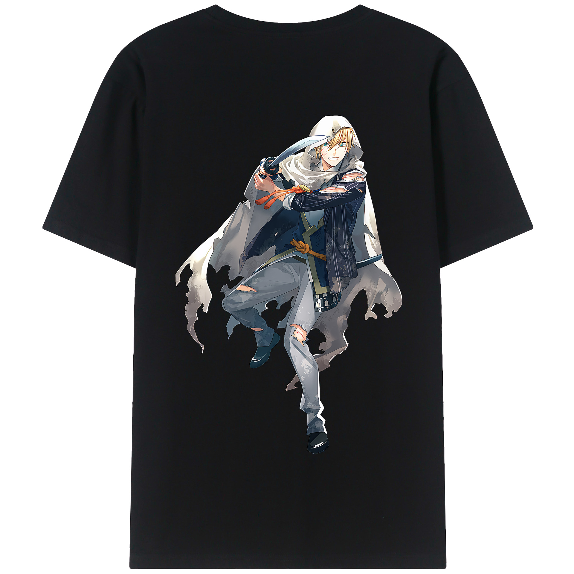 （画像用） 刀剣乱舞 Touken Ranbu 綿100％半袖Tシャツ（背面プリント）