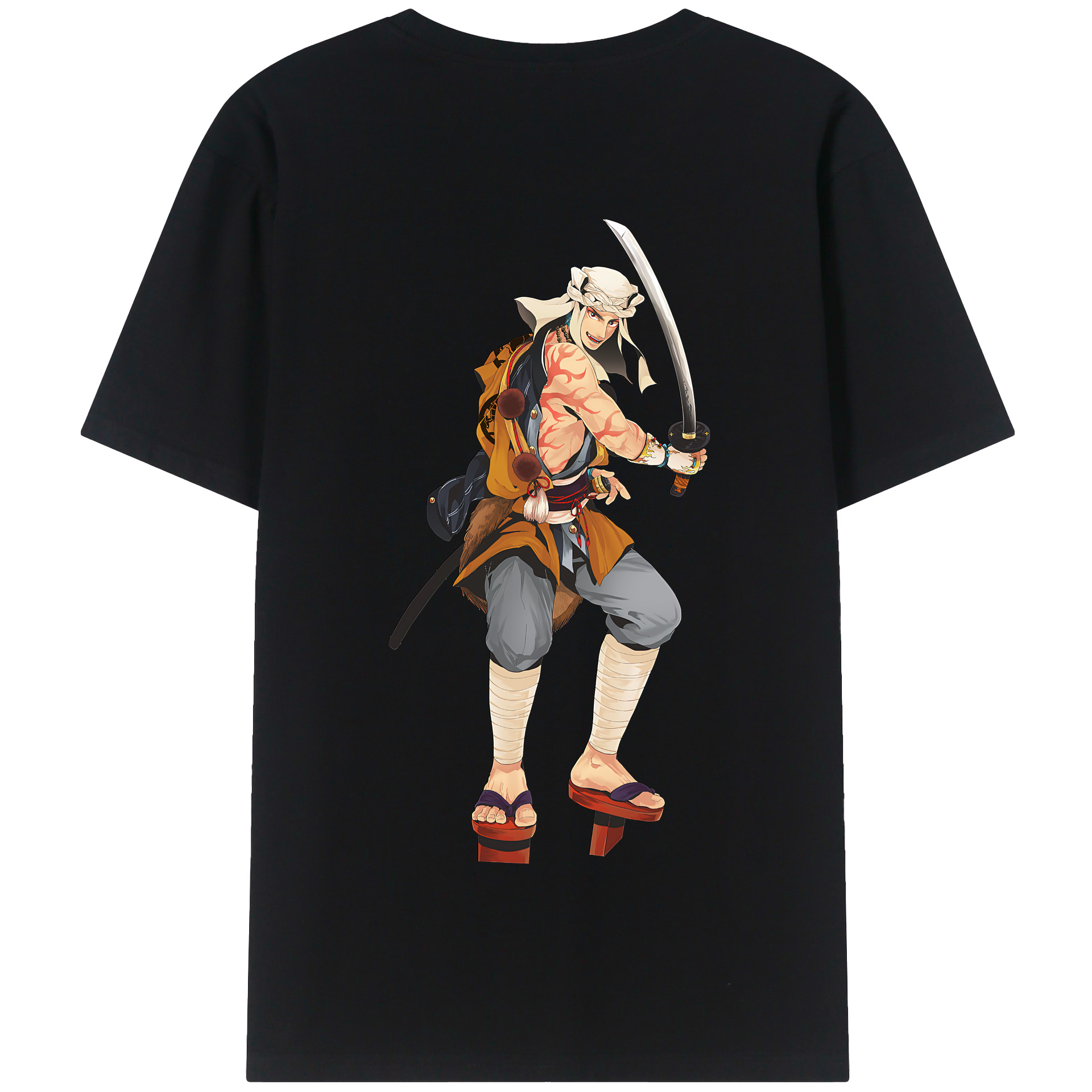 （画像用） 刀剣乱舞 Touken Ranbu 綿100％半袖Tシャツ（背面プリント）