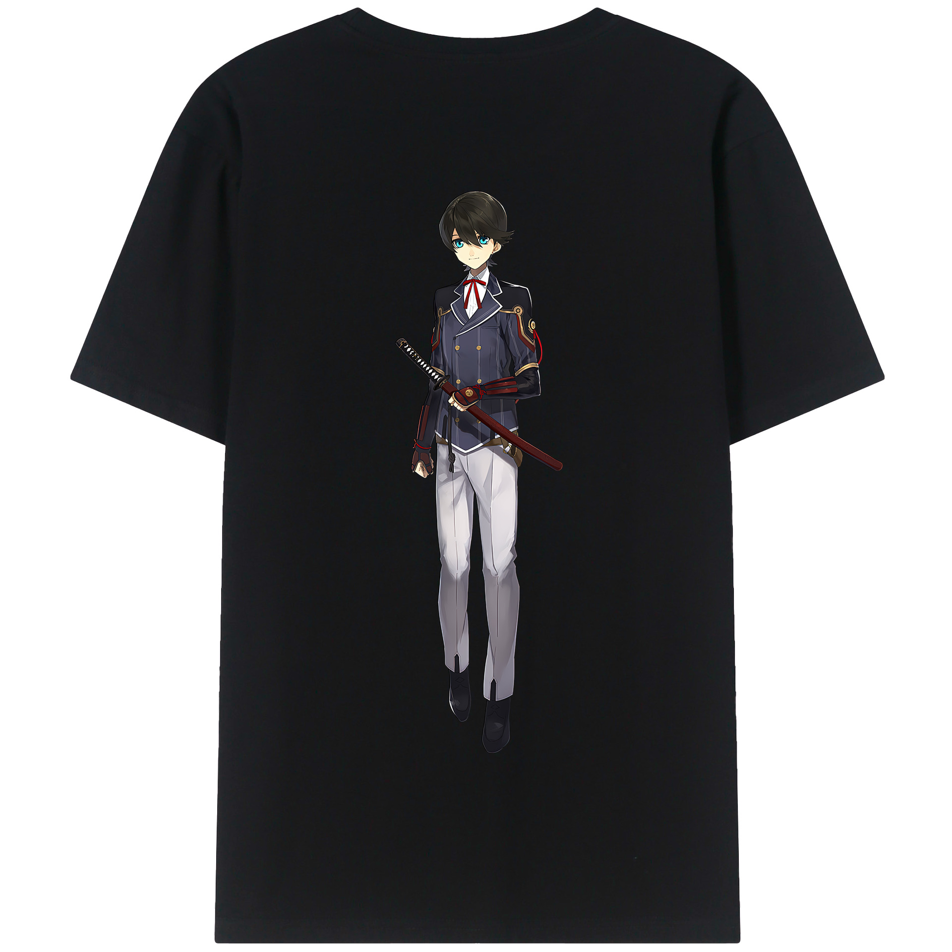 （画像用） 刀剣乱舞 Touken Ranbu 綿100％半袖Tシャツ（背面プリント）