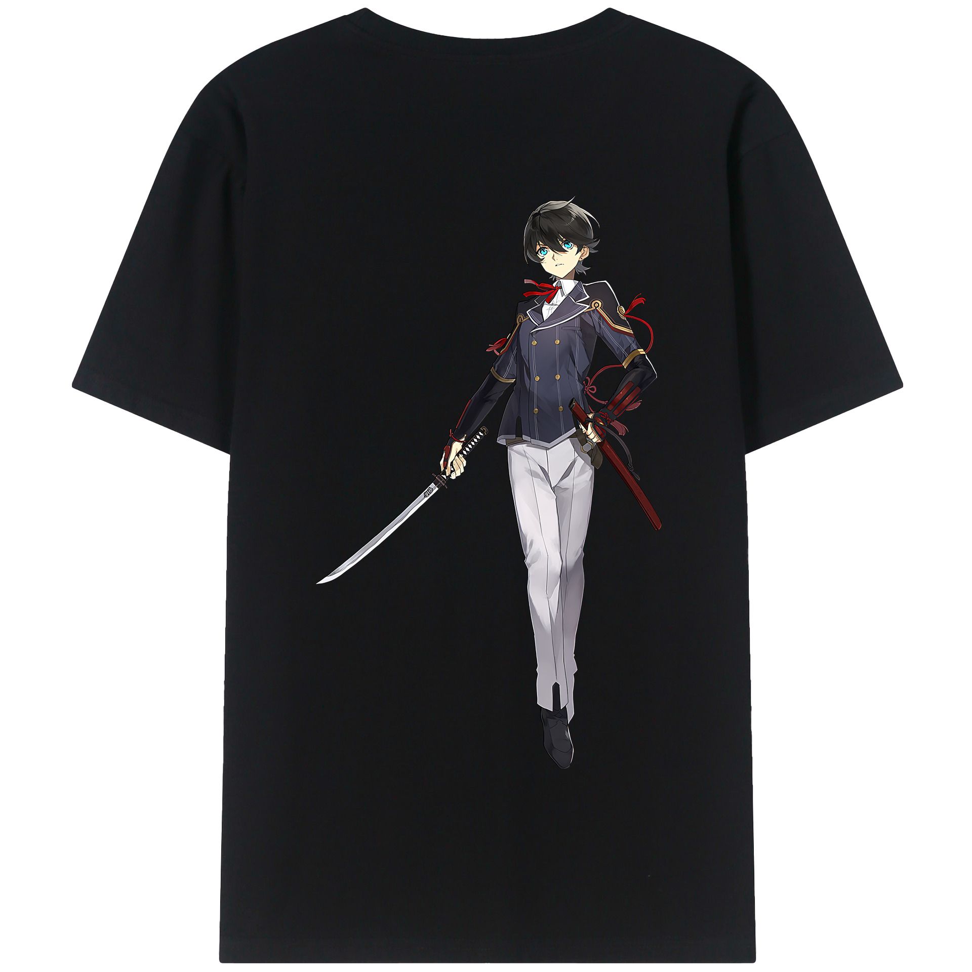 （画像用） 刀剣乱舞 Touken Ranbu 綿100％半袖Tシャツ（背面プリント）