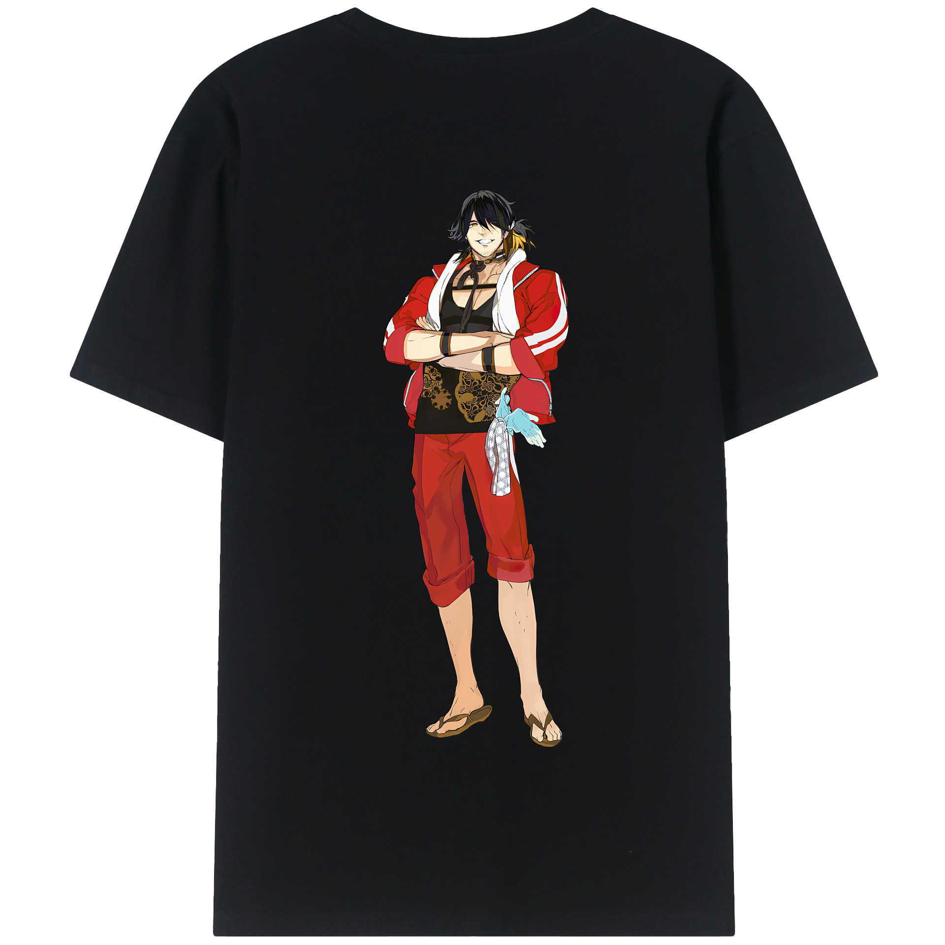 （画像用） 刀剣乱舞 Touken Ranbu 綿100％半袖Tシャツ（背面プリント）