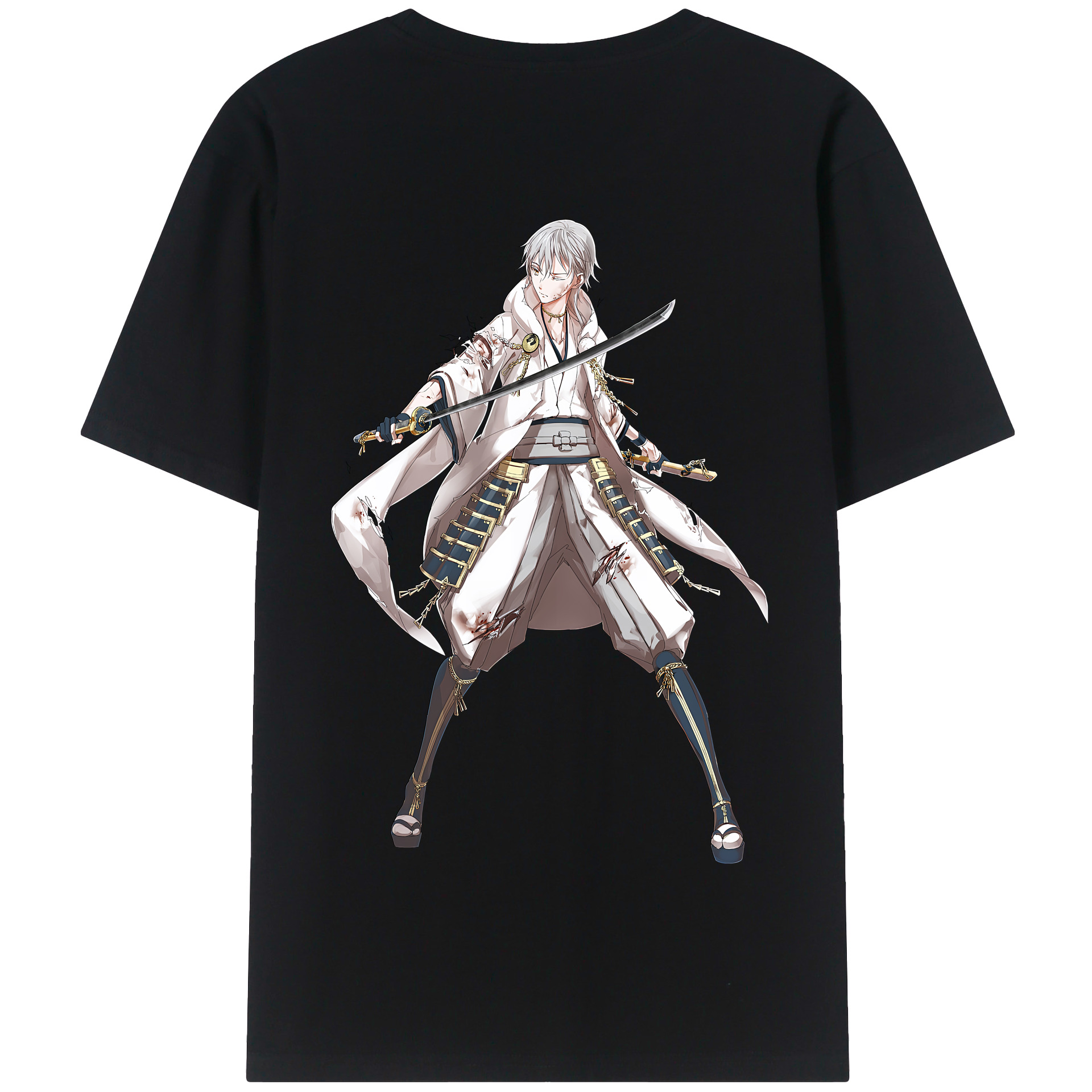 （画像用） 刀剣乱舞 Touken Ranbu 綿100％半袖Tシャツ（背面プリント）