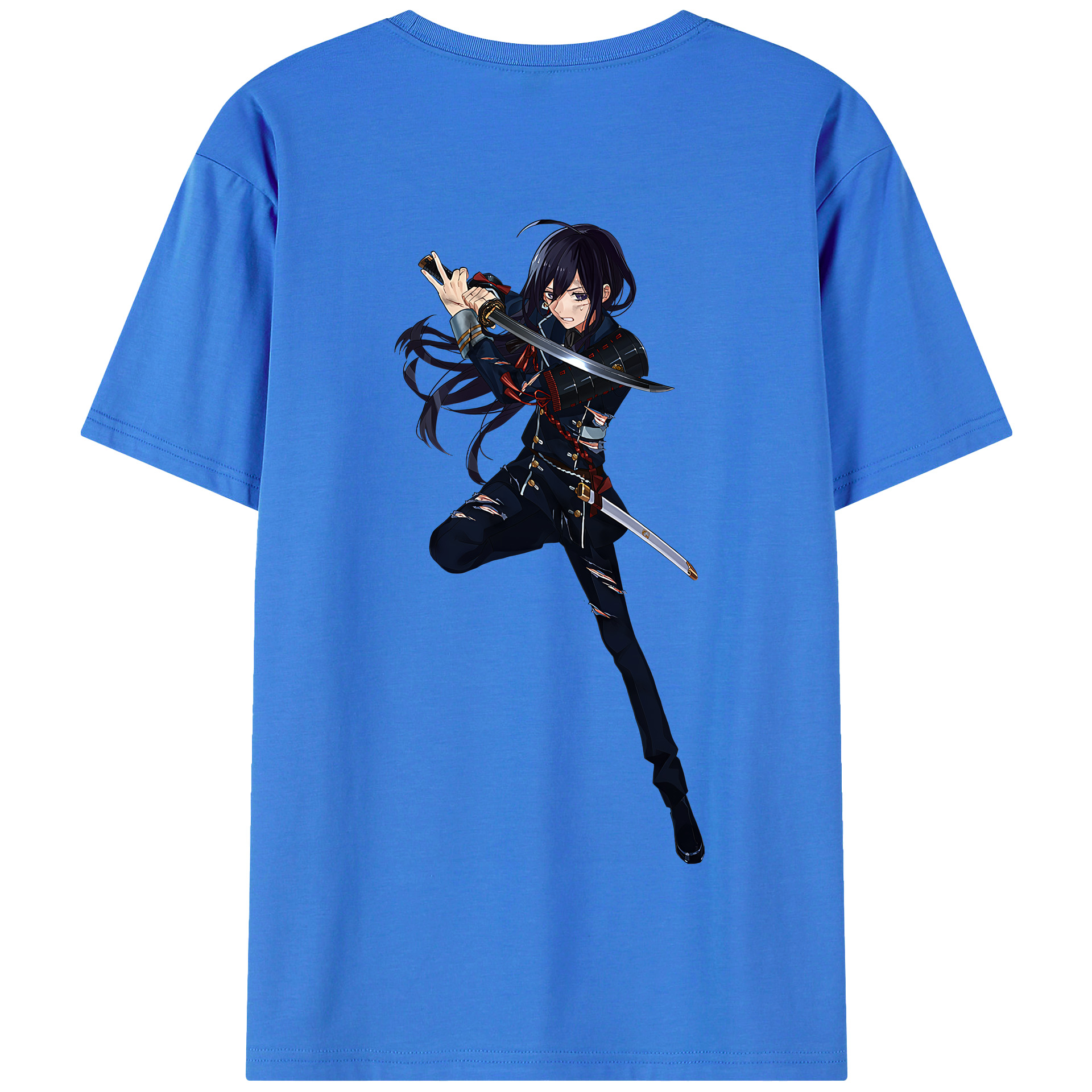 （画像用） 刀剣乱舞 Touken Ranbu 綿100％半袖Tシャツ（背面プリント）