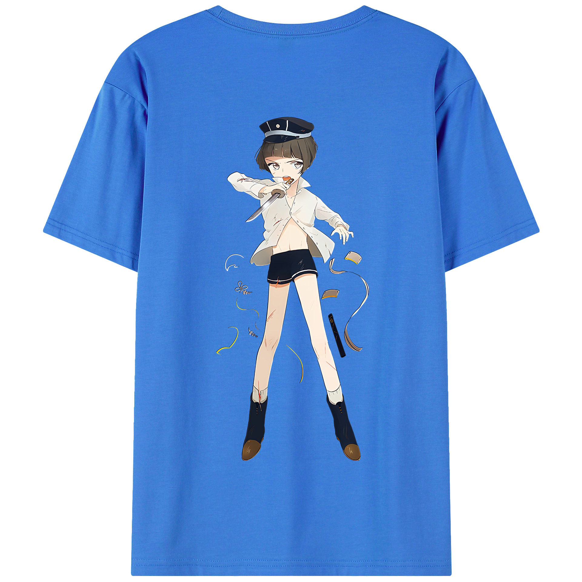 （画像用） 刀剣乱舞 Touken Ranbu 綿100％半袖Tシャツ（背面プリント）