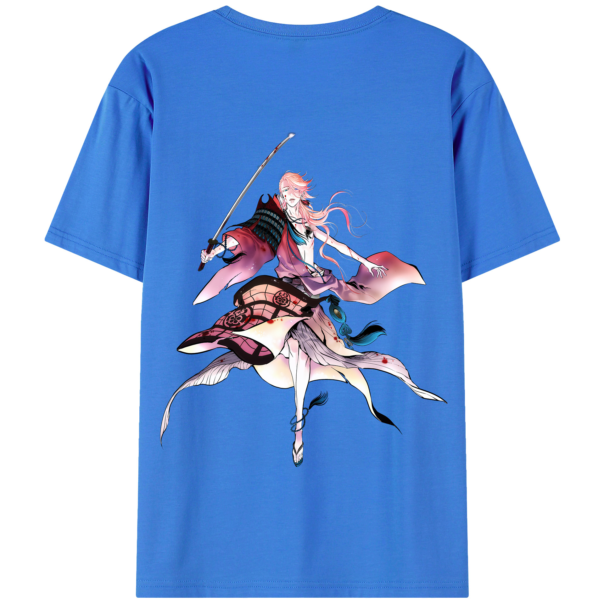 （画像用） 刀剣乱舞 Touken Ranbu 綿100％半袖Tシャツ（背面プリント）