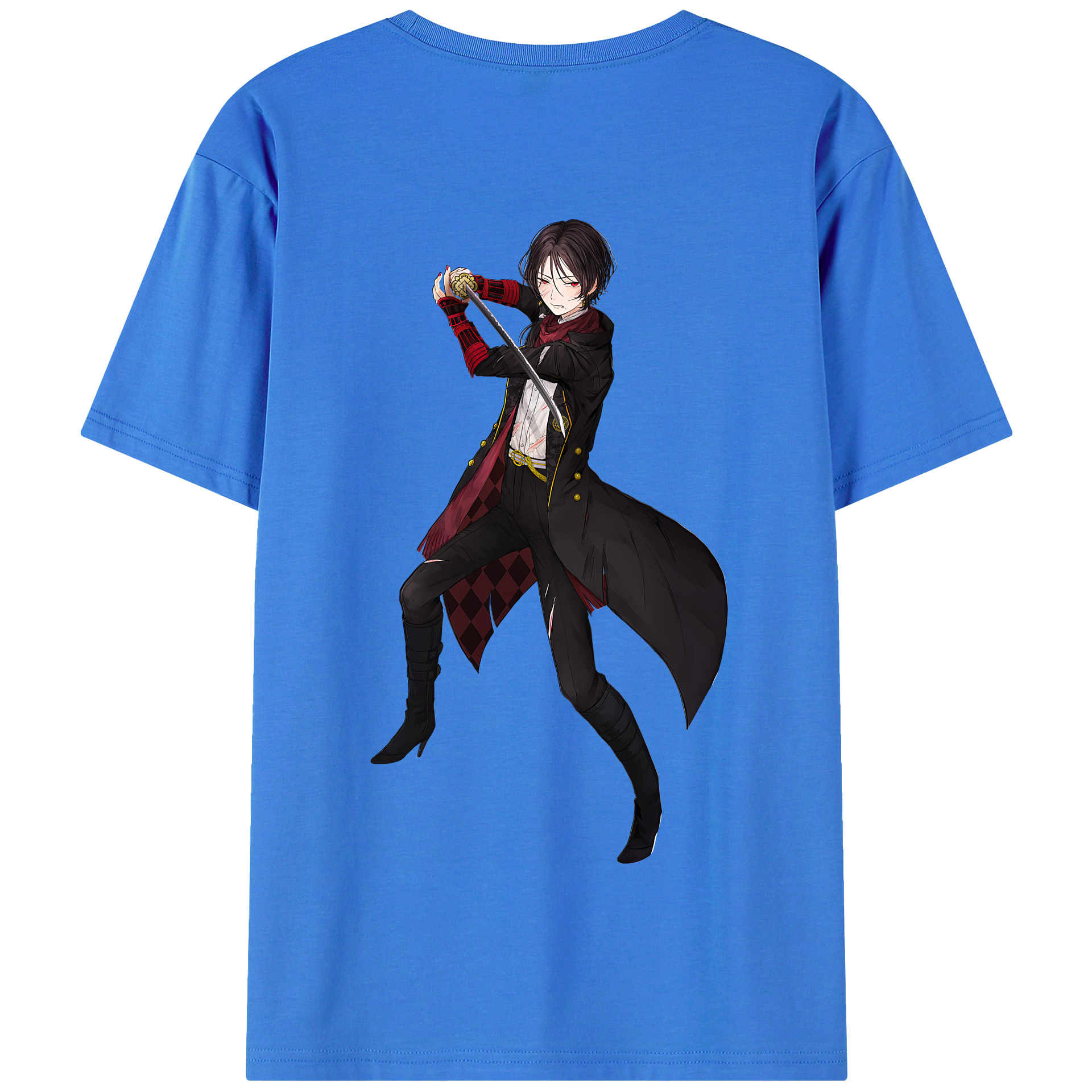 （画像用） 刀剣乱舞 Touken Ranbu 綿100％半袖Tシャツ（背面プリント）