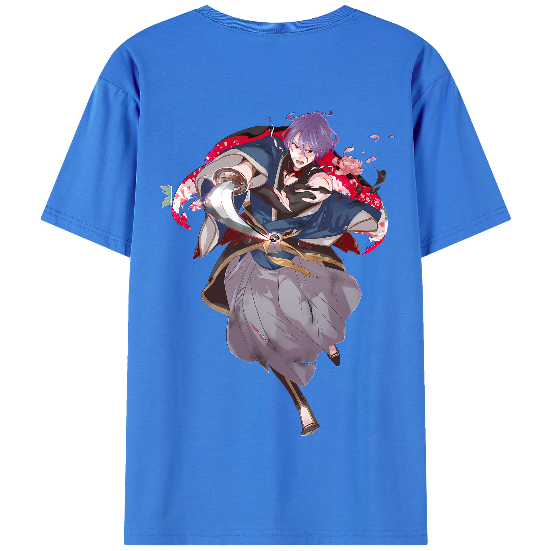（画像用） 刀剣乱舞 Touken Ranbu 綿100％半袖Tシャツ（背面プリント）