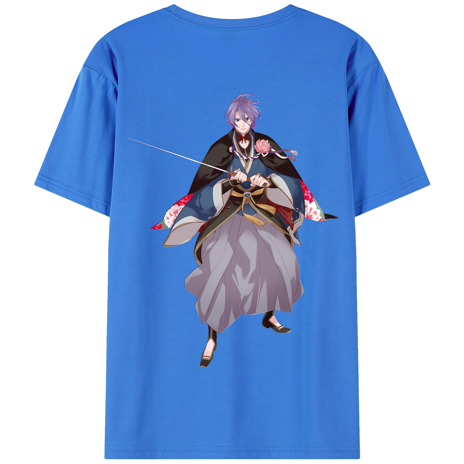 （画像用） 刀剣乱舞 Touken Ranbu 綿100％半袖Tシャツ（背面プリント）