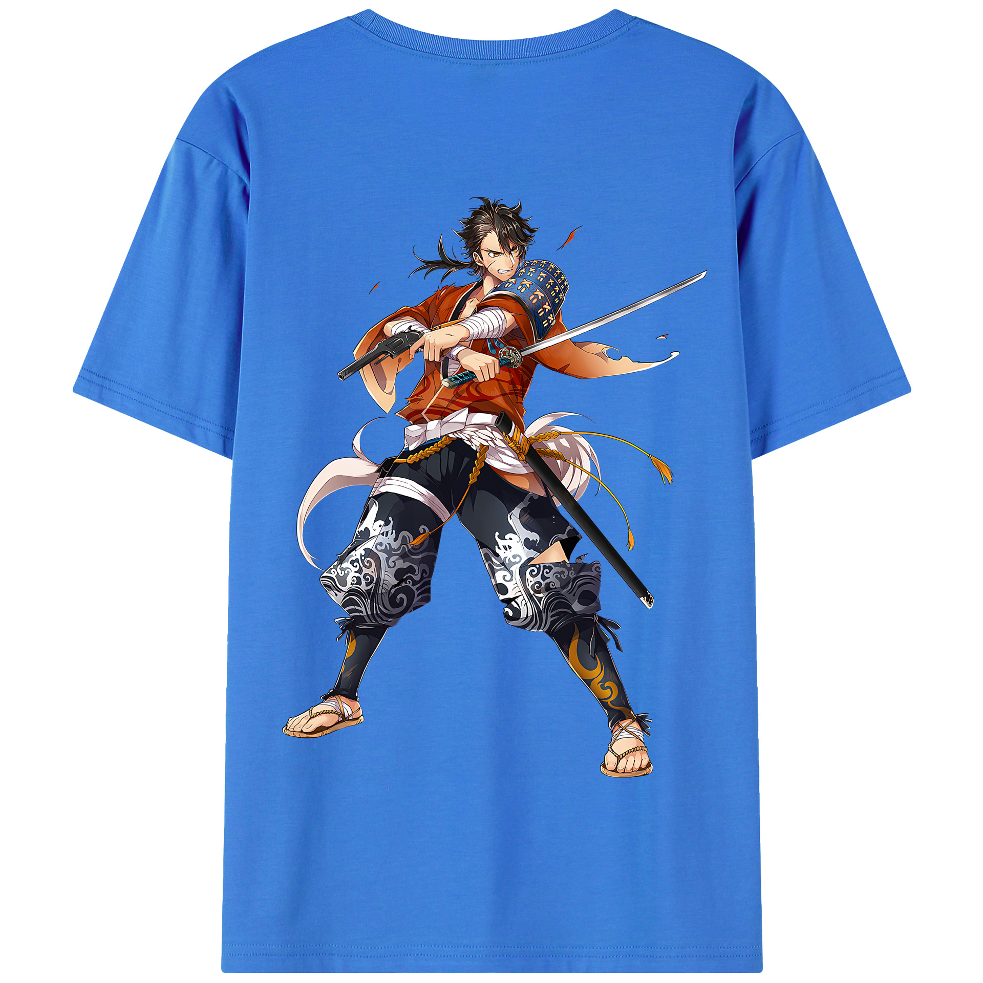 （画像用） 刀剣乱舞 Touken Ranbu 綿100％半袖Tシャツ（背面プリント）