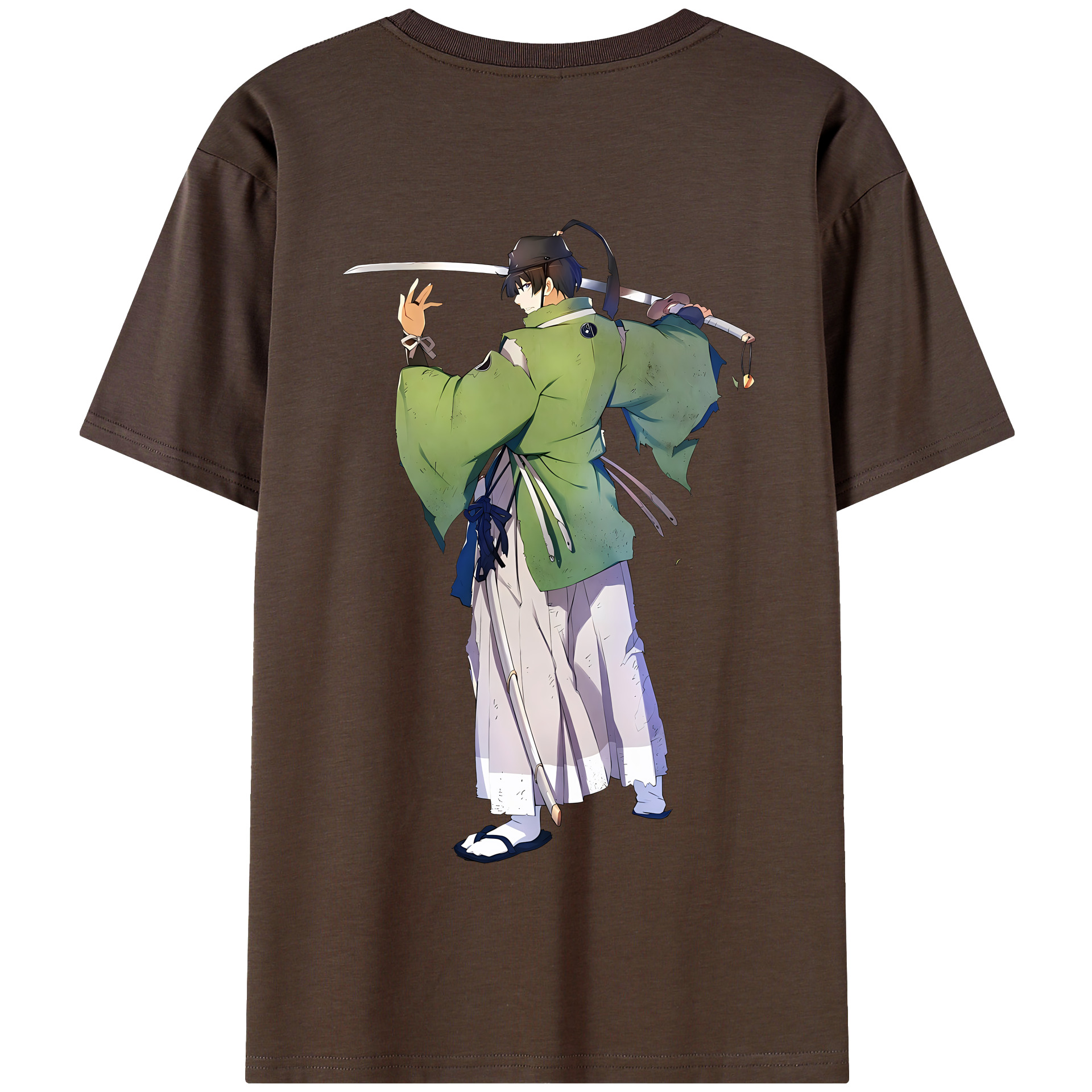（画像用） 刀剣乱舞 Touken Ranbu 綿100％半袖Tシャツ（背面プリント）