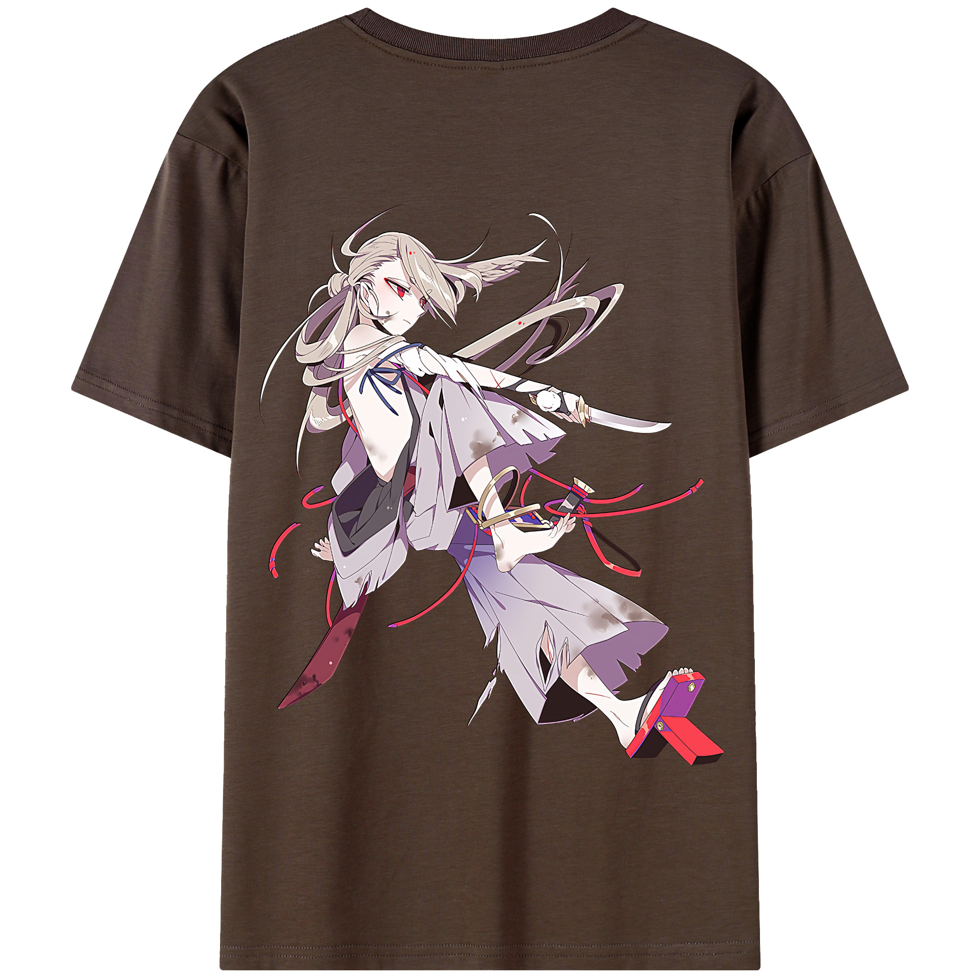 （画像用） 刀剣乱舞 Touken Ranbu 綿100％半袖Tシャツ（背面プリント）
