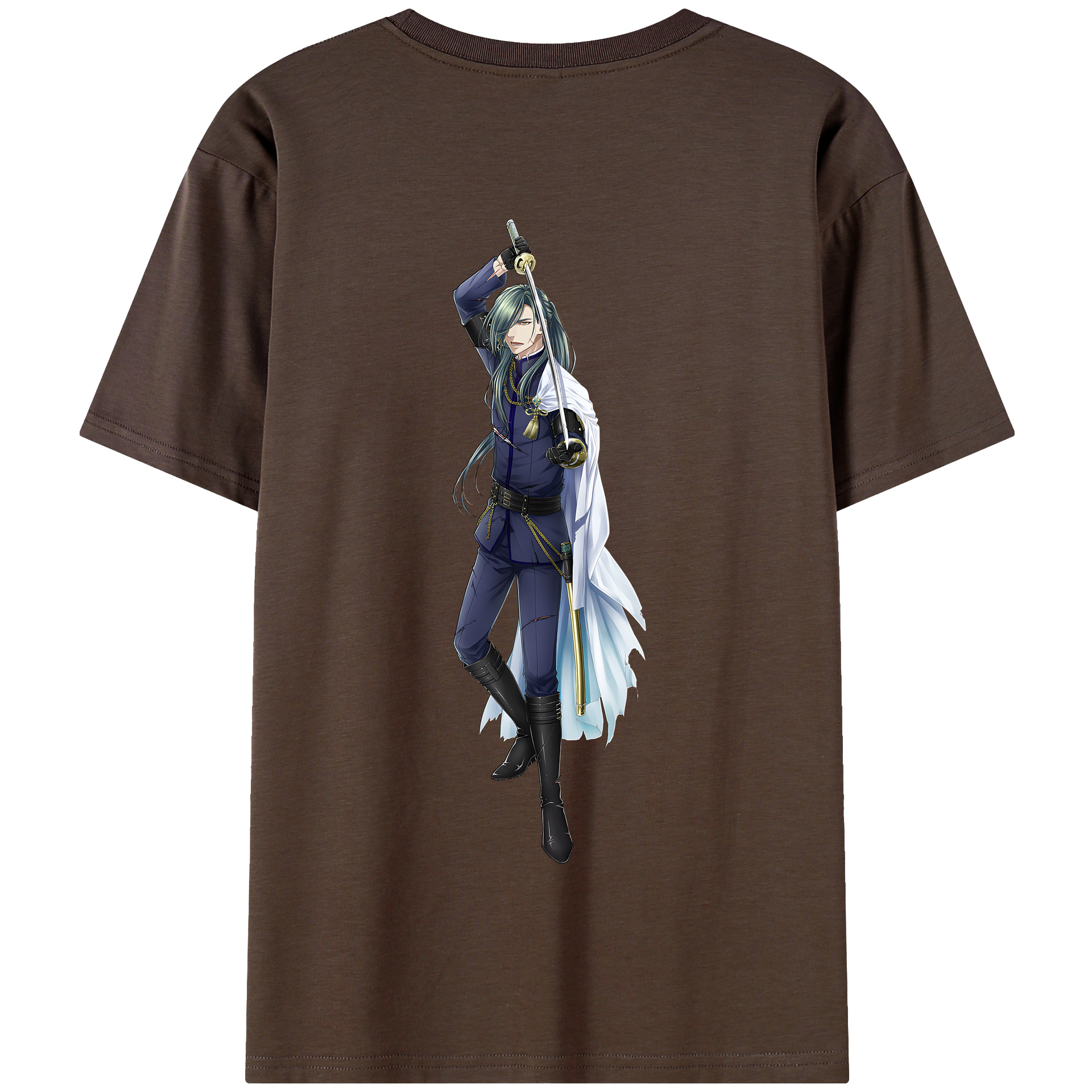 （画像用） 刀剣乱舞 Touken Ranbu 綿100％半袖Tシャツ（背面プリント）
