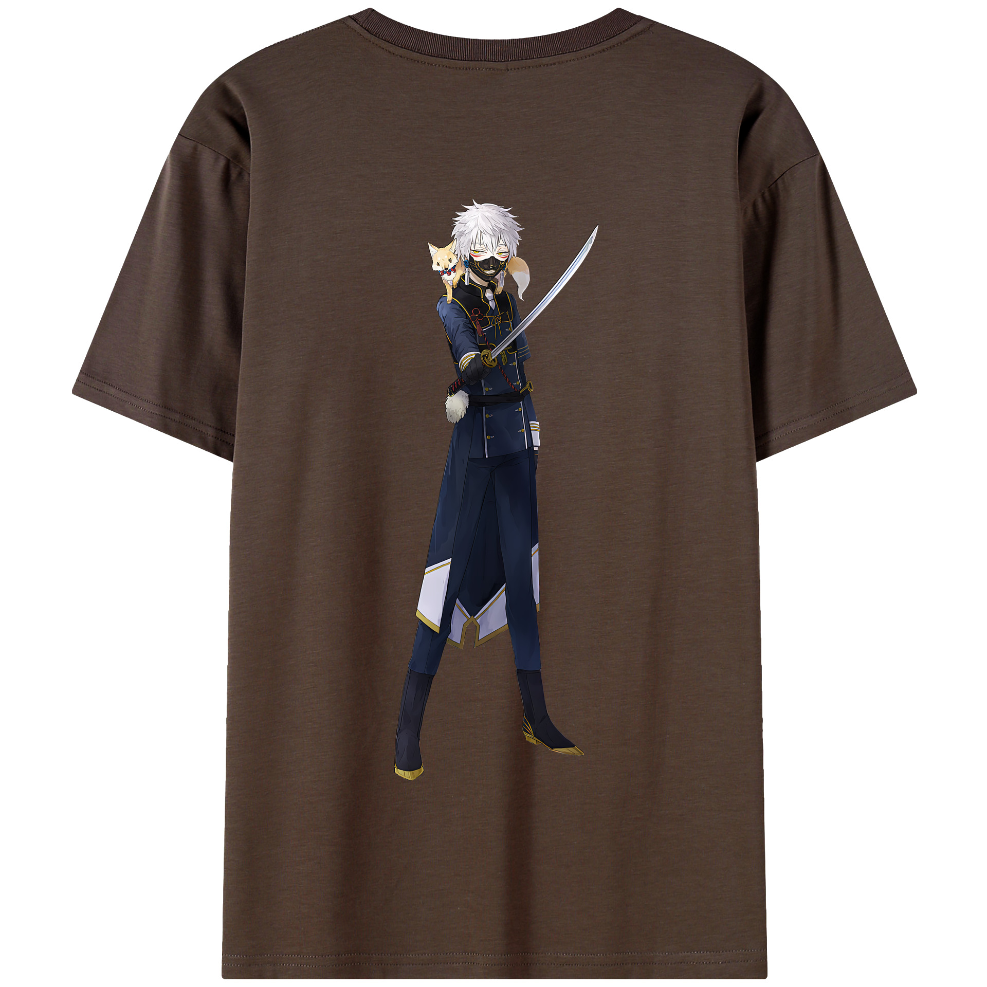 （画像用） 刀剣乱舞 Touken Ranbu 綿100％半袖Tシャツ（背面プリント）