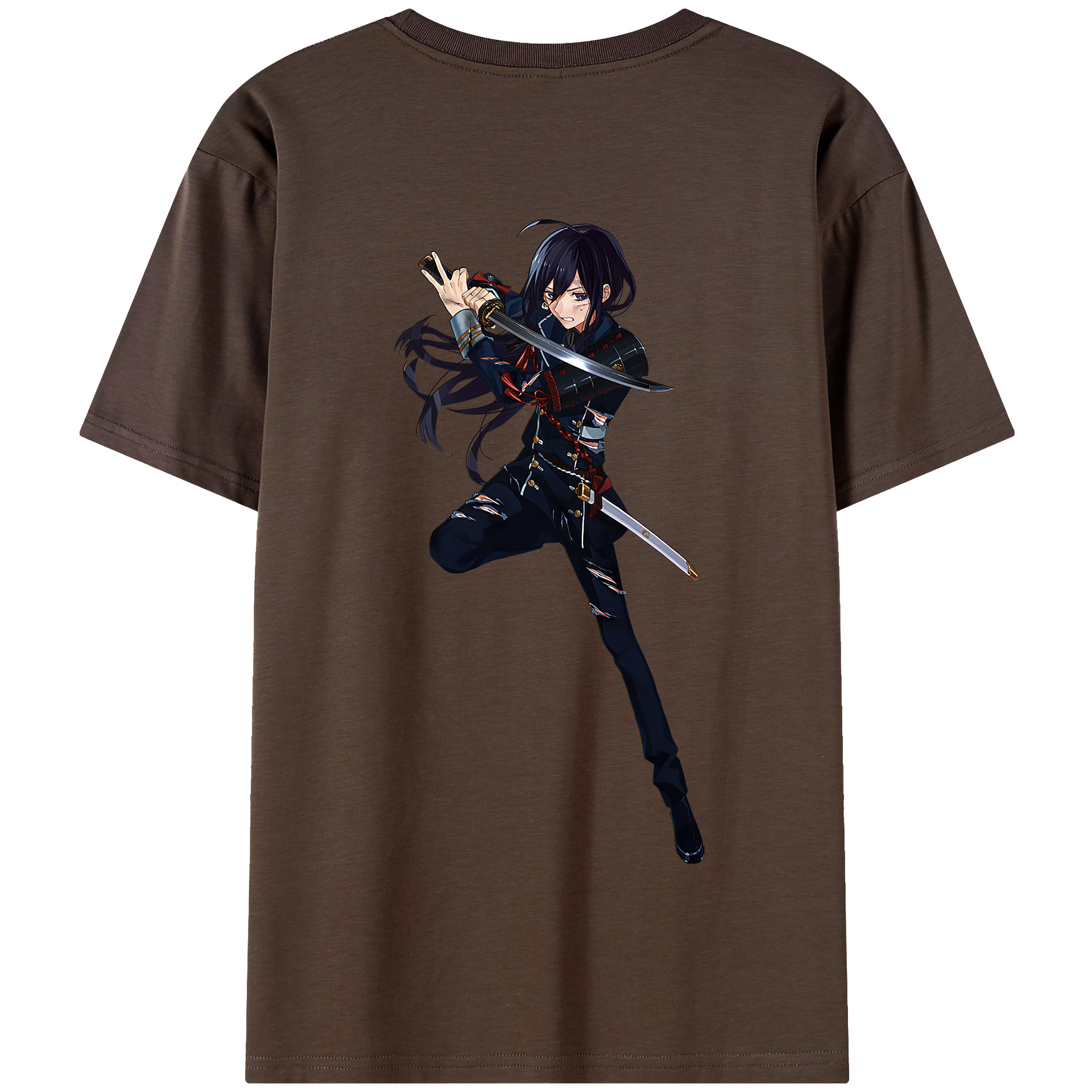 （画像用） 刀剣乱舞 Touken Ranbu 綿100％半袖Tシャツ（背面プリント）