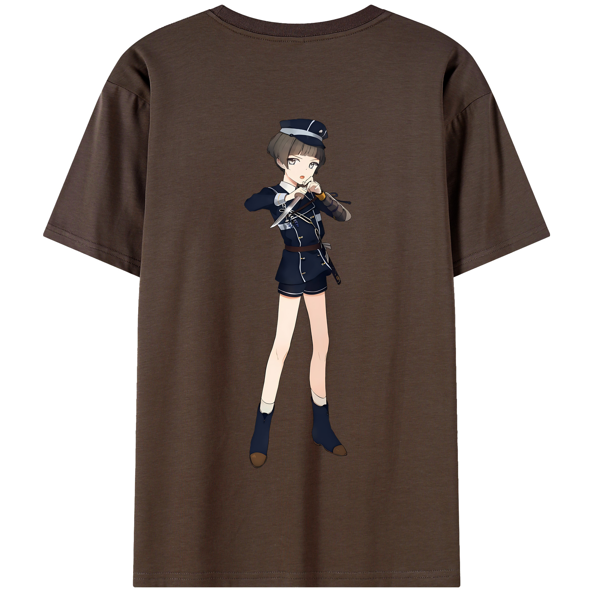 （画像用） 刀剣乱舞 Touken Ranbu 綿100％半袖Tシャツ（背面プリント）