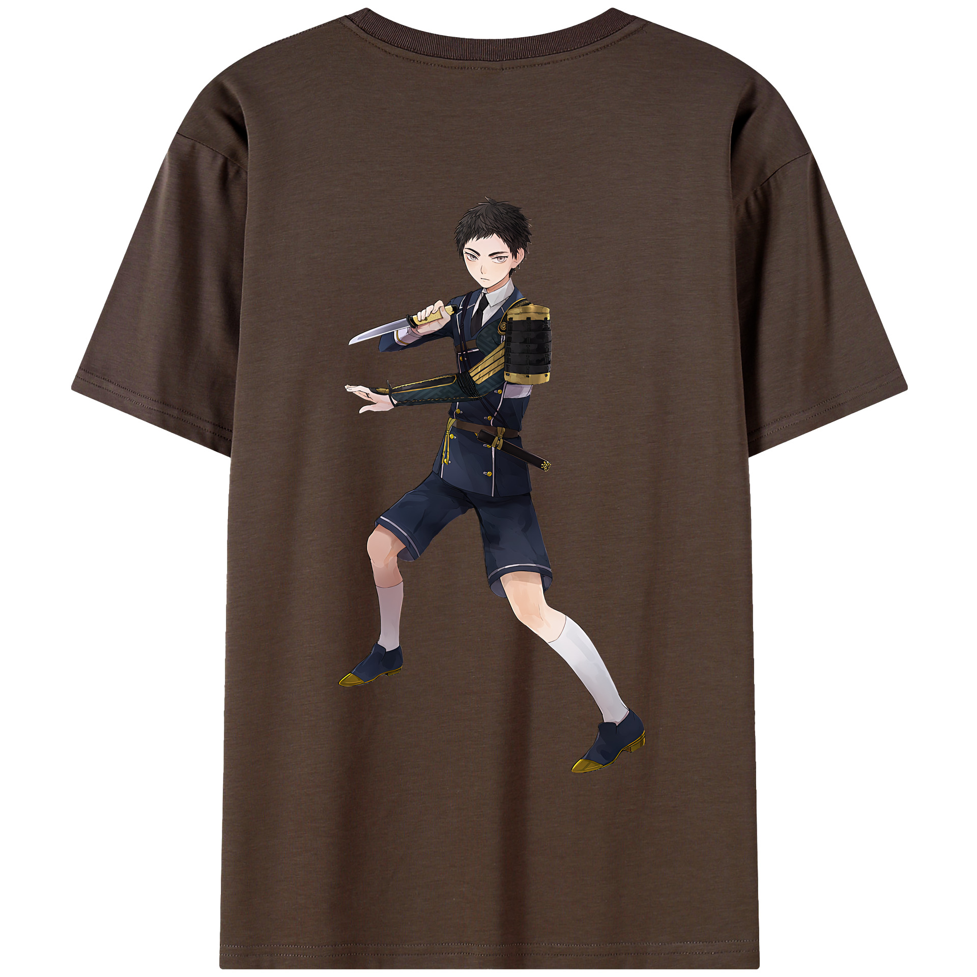 （画像用） 刀剣乱舞 Touken Ranbu 綿100％半袖Tシャツ（背面プリント）