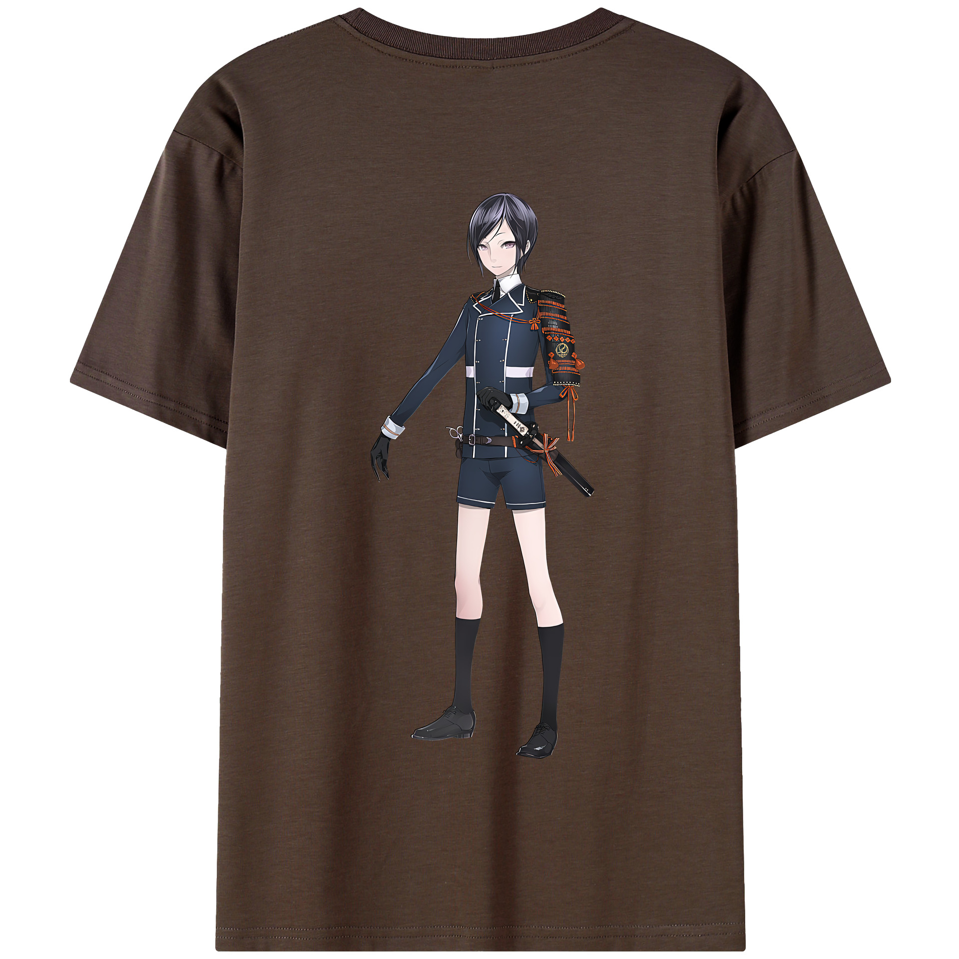 （画像用） 刀剣乱舞 Touken Ranbu 綿100％半袖Tシャツ（背面プリント）