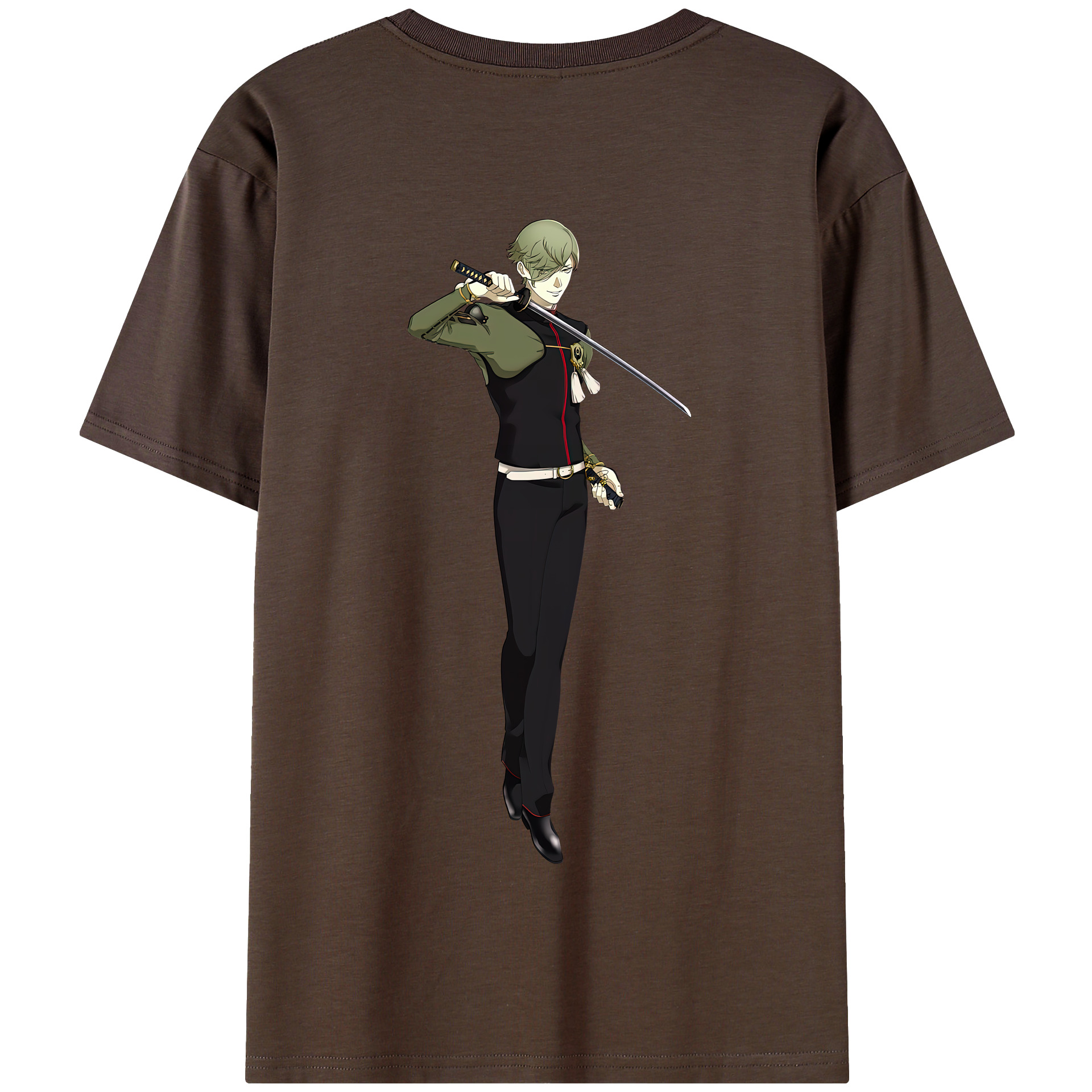 （画像用） 刀剣乱舞 Touken Ranbu 綿100％半袖Tシャツ（背面プリント）