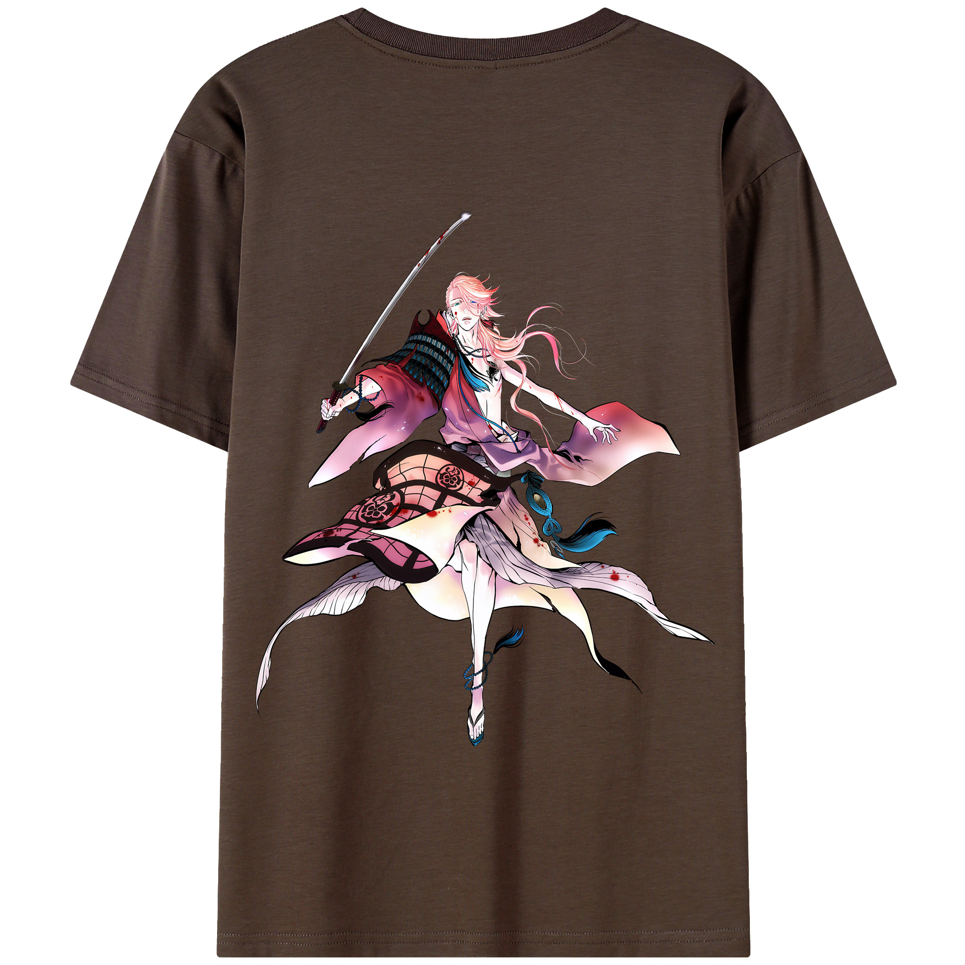 （画像用） 刀剣乱舞 Touken Ranbu 綿100％半袖Tシャツ（背面プリント）