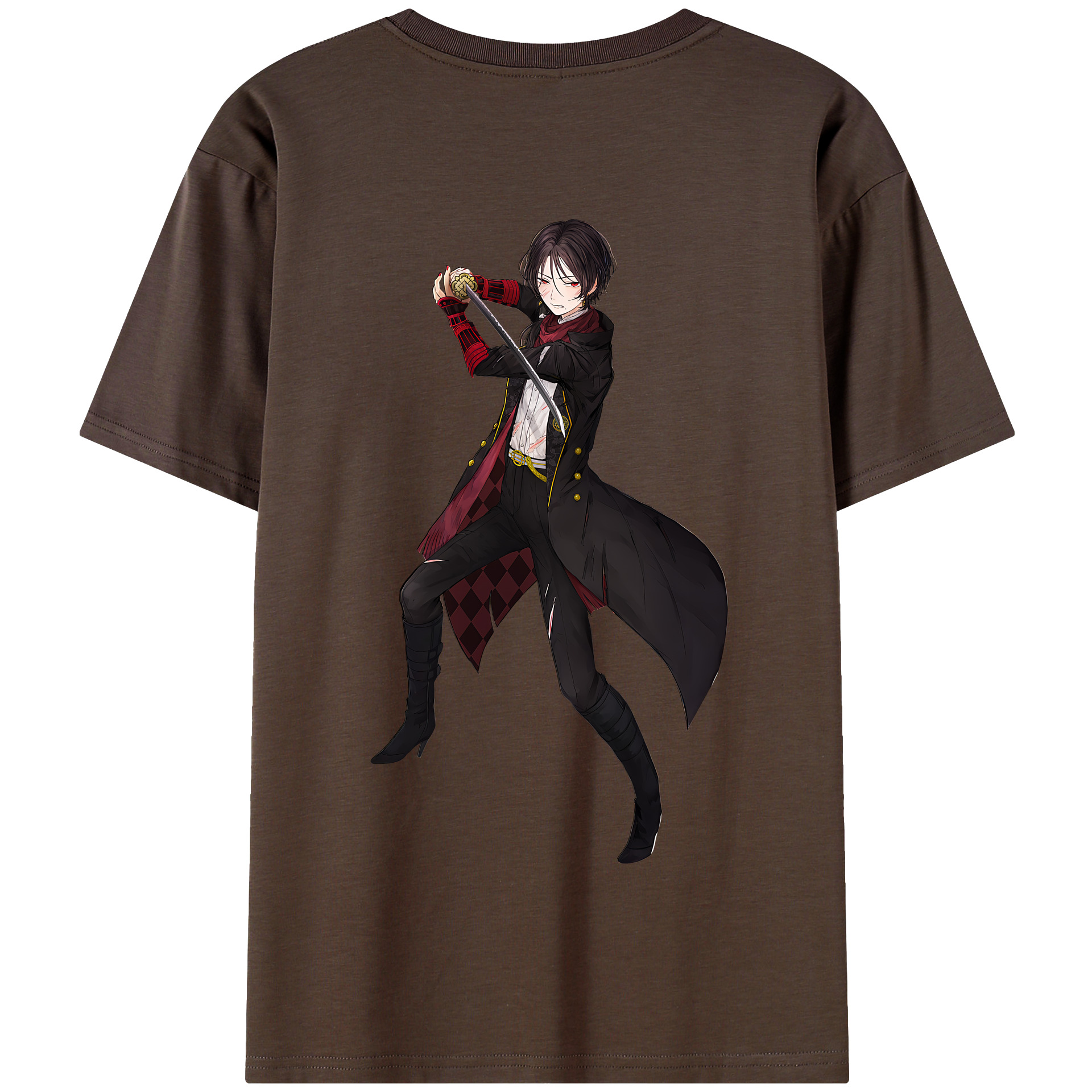 （画像用） 刀剣乱舞 Touken Ranbu 綿100％半袖Tシャツ（背面プリント）