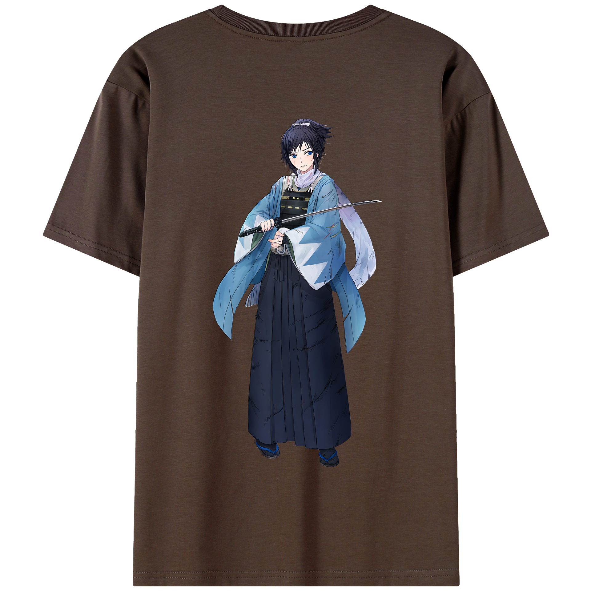 （画像用） 刀剣乱舞 Touken Ranbu 綿100％半袖Tシャツ（背面プリント）