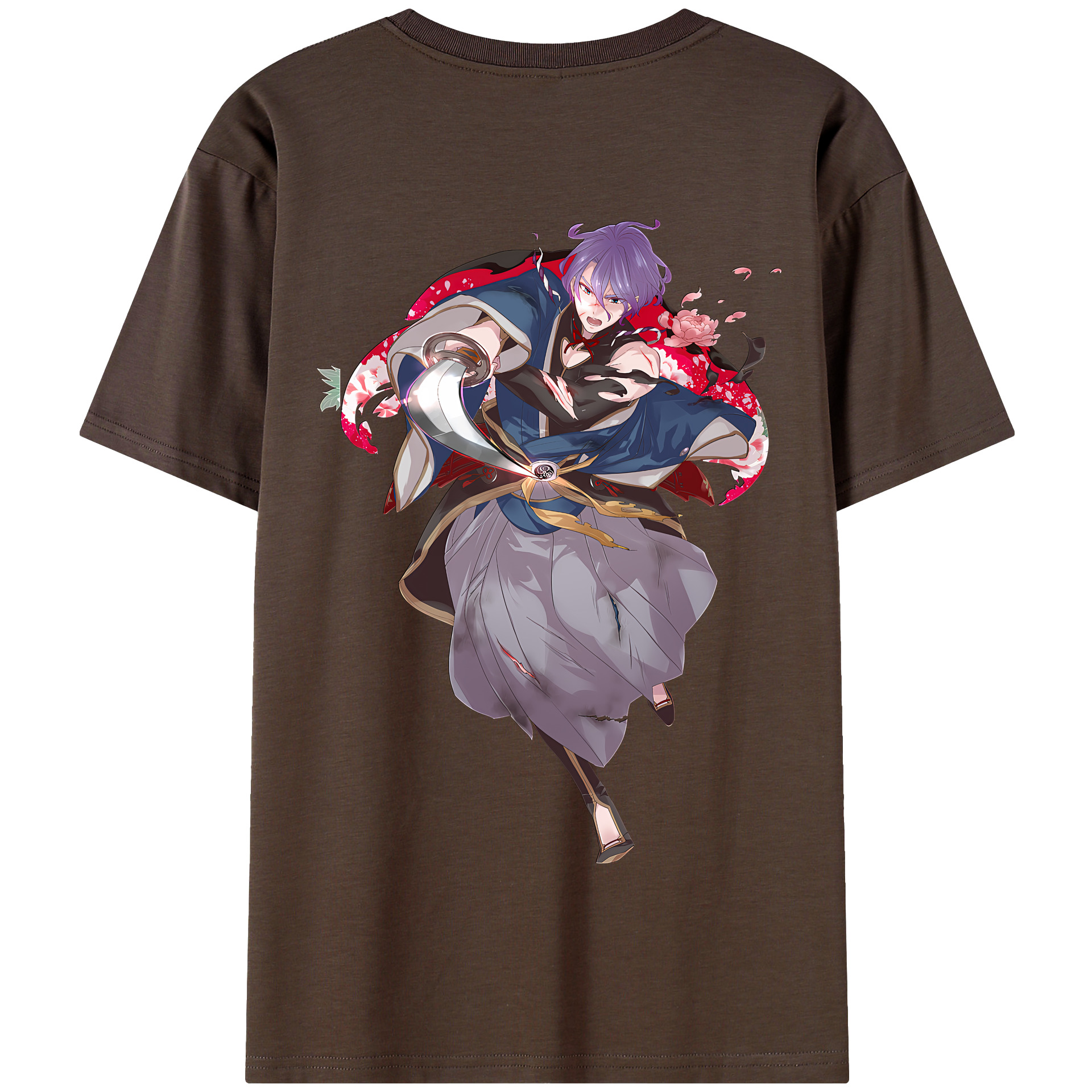 （画像用） 刀剣乱舞 Touken Ranbu 綿100％半袖Tシャツ（背面プリント）