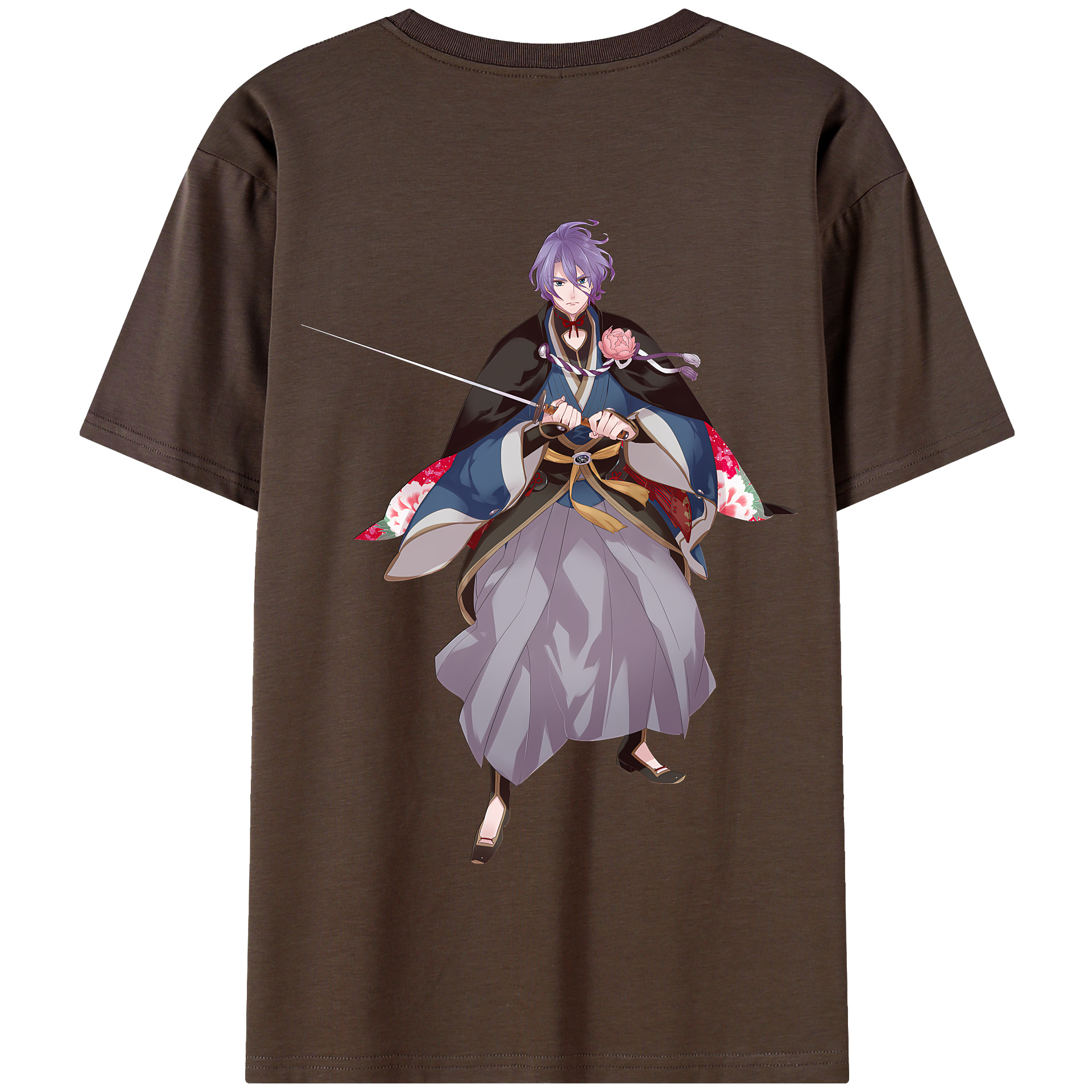 （画像用） 刀剣乱舞 Touken Ranbu 綿100％半袖Tシャツ（背面プリント）