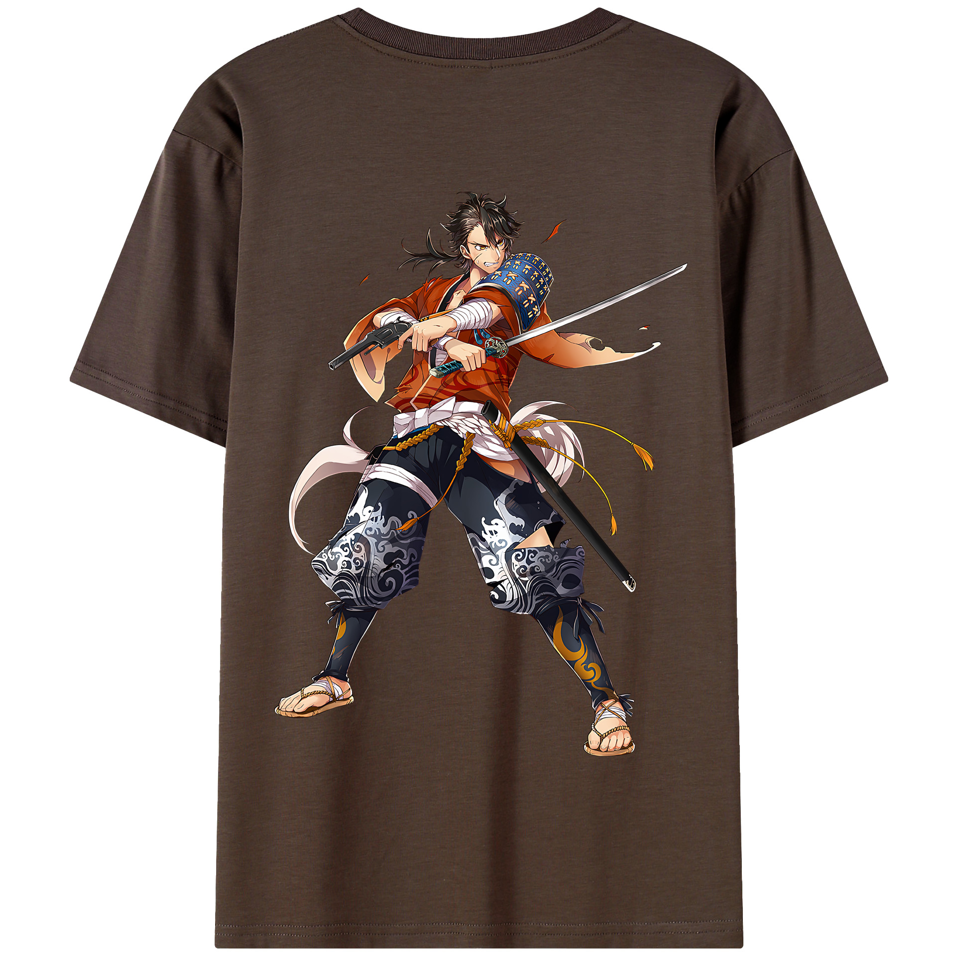 （画像用） 刀剣乱舞 Touken Ranbu 綿100％半袖Tシャツ（背面プリント）