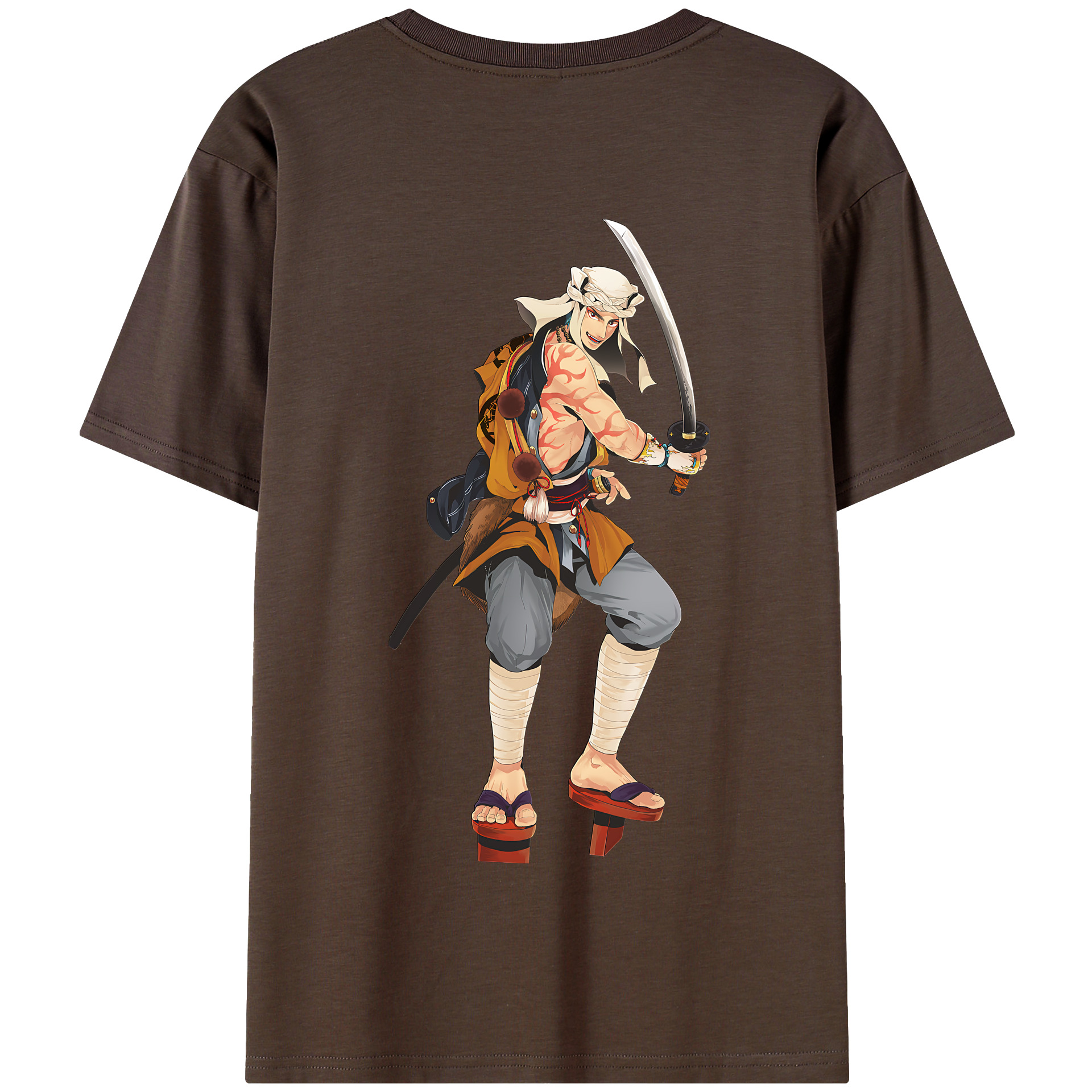（画像用） 刀剣乱舞 Touken Ranbu 綿100％半袖Tシャツ（背面プリント）