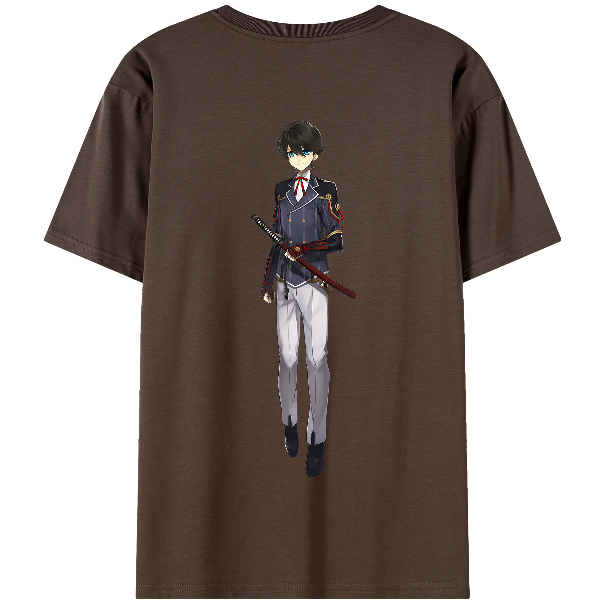 （画像用） 刀剣乱舞 Touken Ranbu 綿100％半袖Tシャツ（背面プリント）