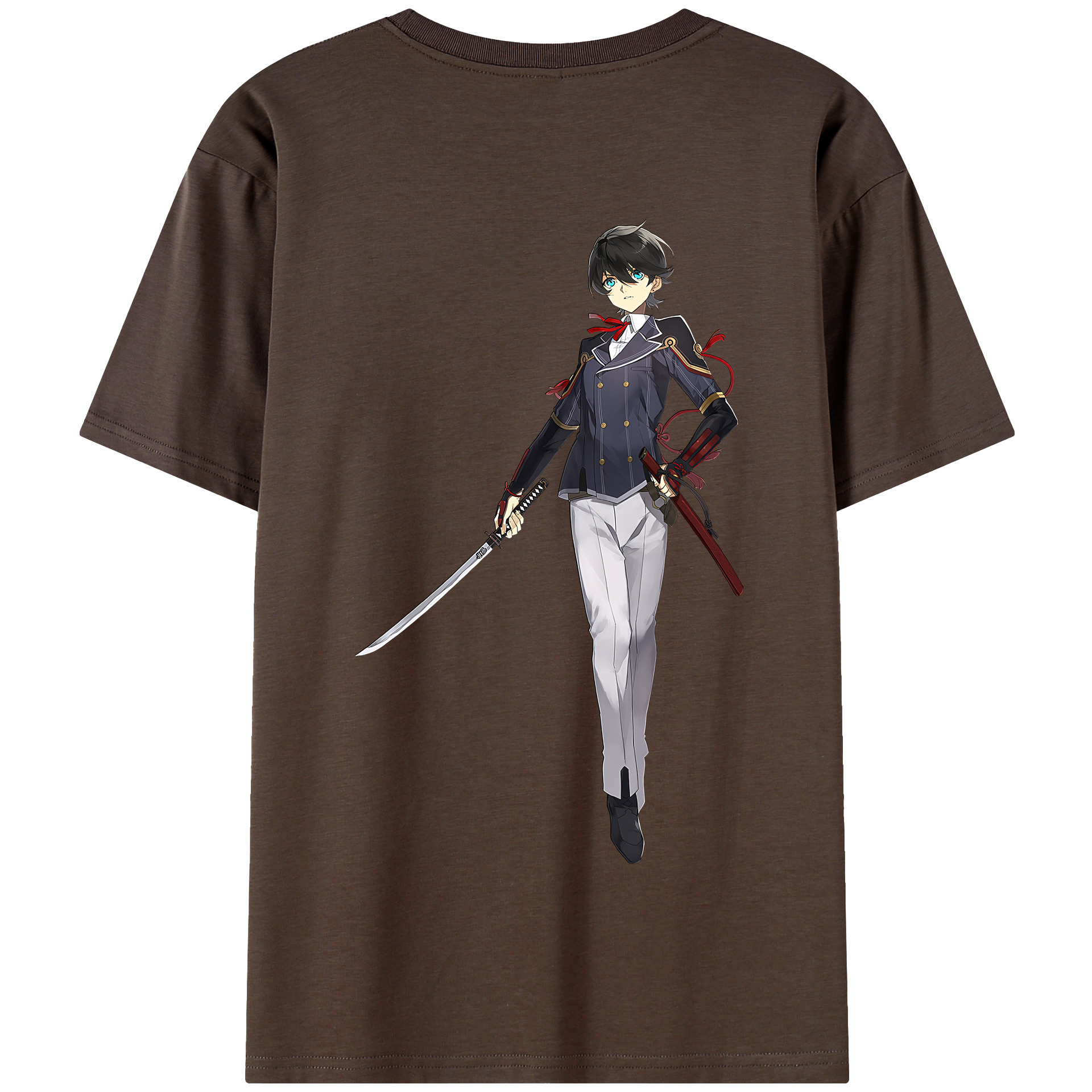 （画像用） 刀剣乱舞 Touken Ranbu 綿100％半袖Tシャツ（背面プリント）