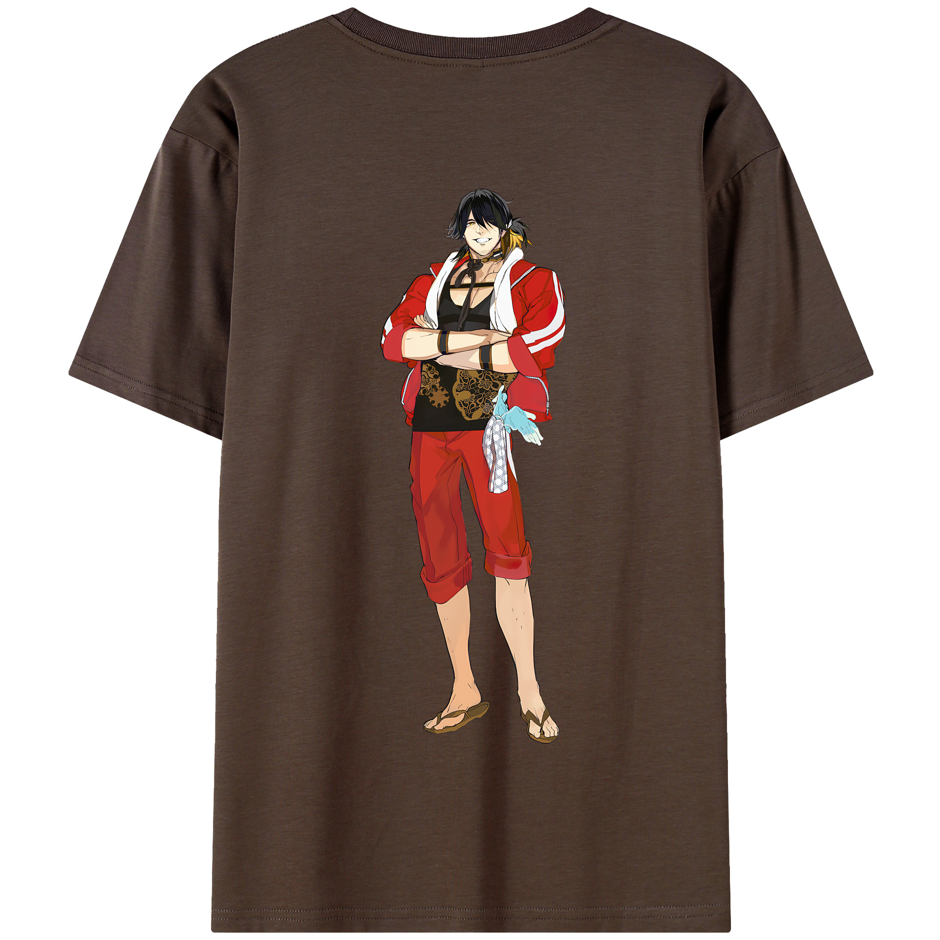 （画像用） 刀剣乱舞 Touken Ranbu 綿100％半袖Tシャツ（背面プリント）