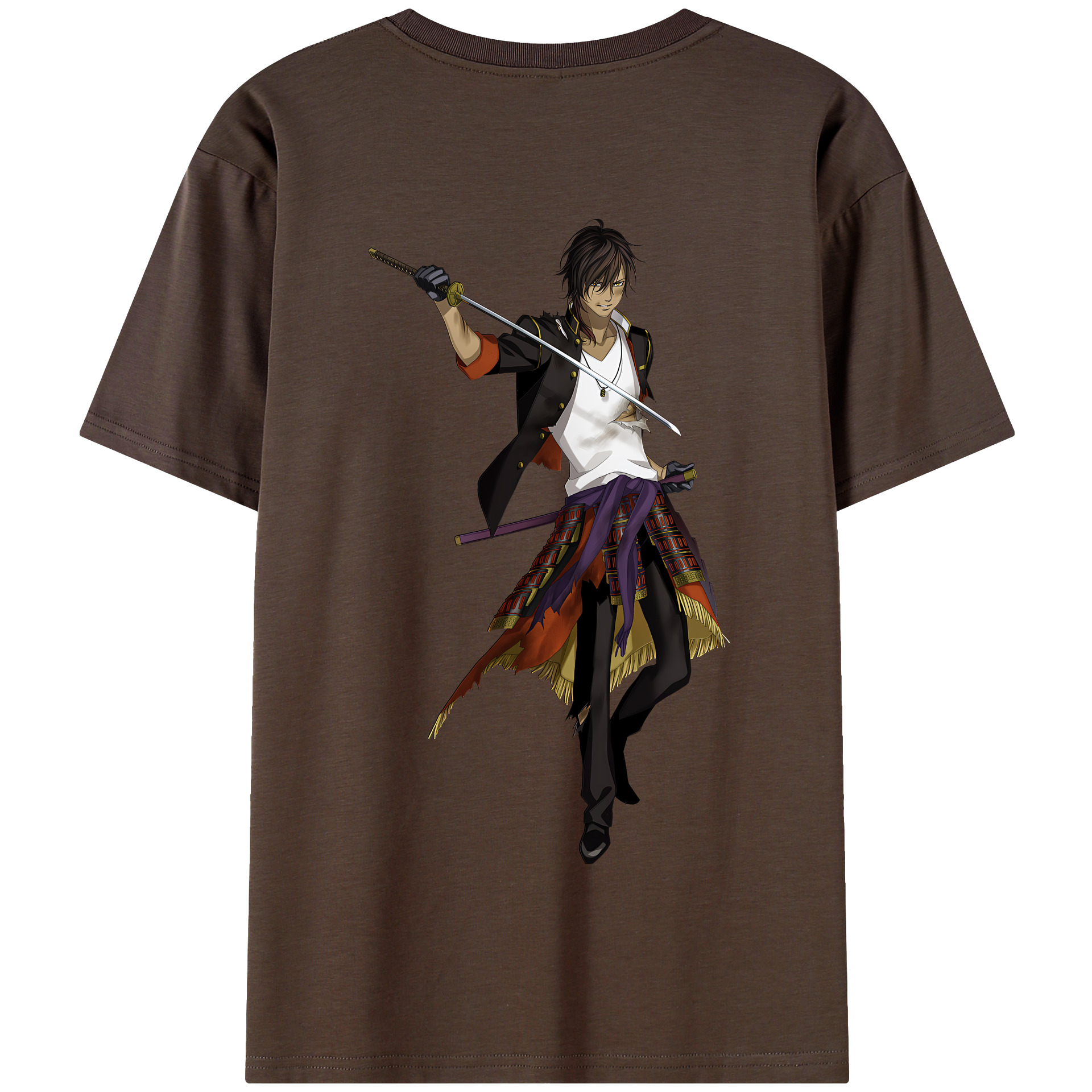（画像用） 刀剣乱舞 Touken Ranbu 綿100％半袖Tシャツ（背面プリント）