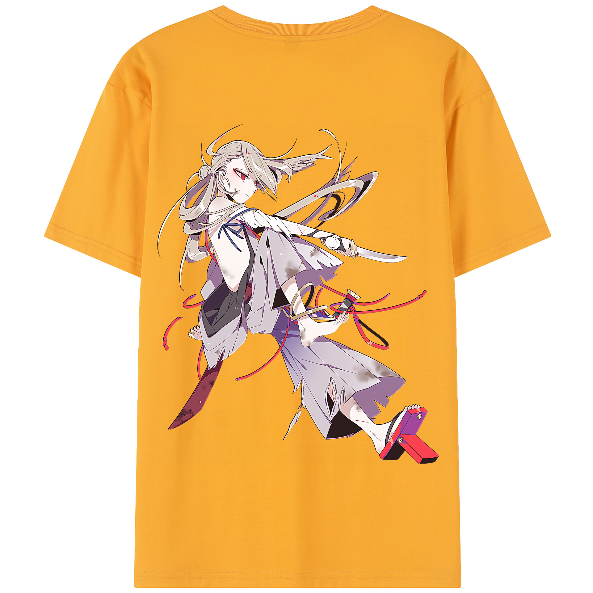 （画像用） 刀剣乱舞 Touken Ranbu 綿100％半袖Tシャツ（背面プリント）