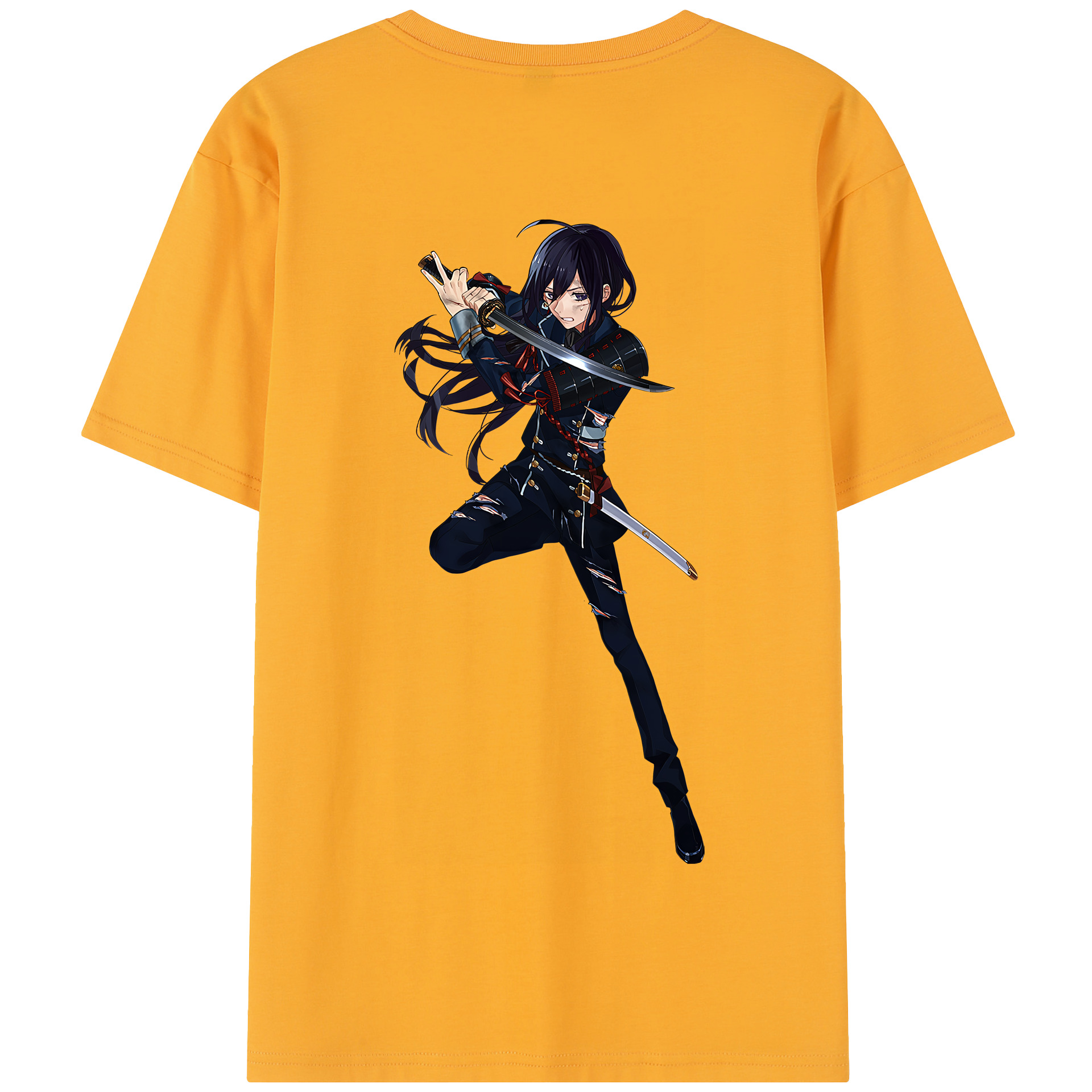 （画像用） 刀剣乱舞 Touken Ranbu 綿100％半袖Tシャツ（背面プリント）