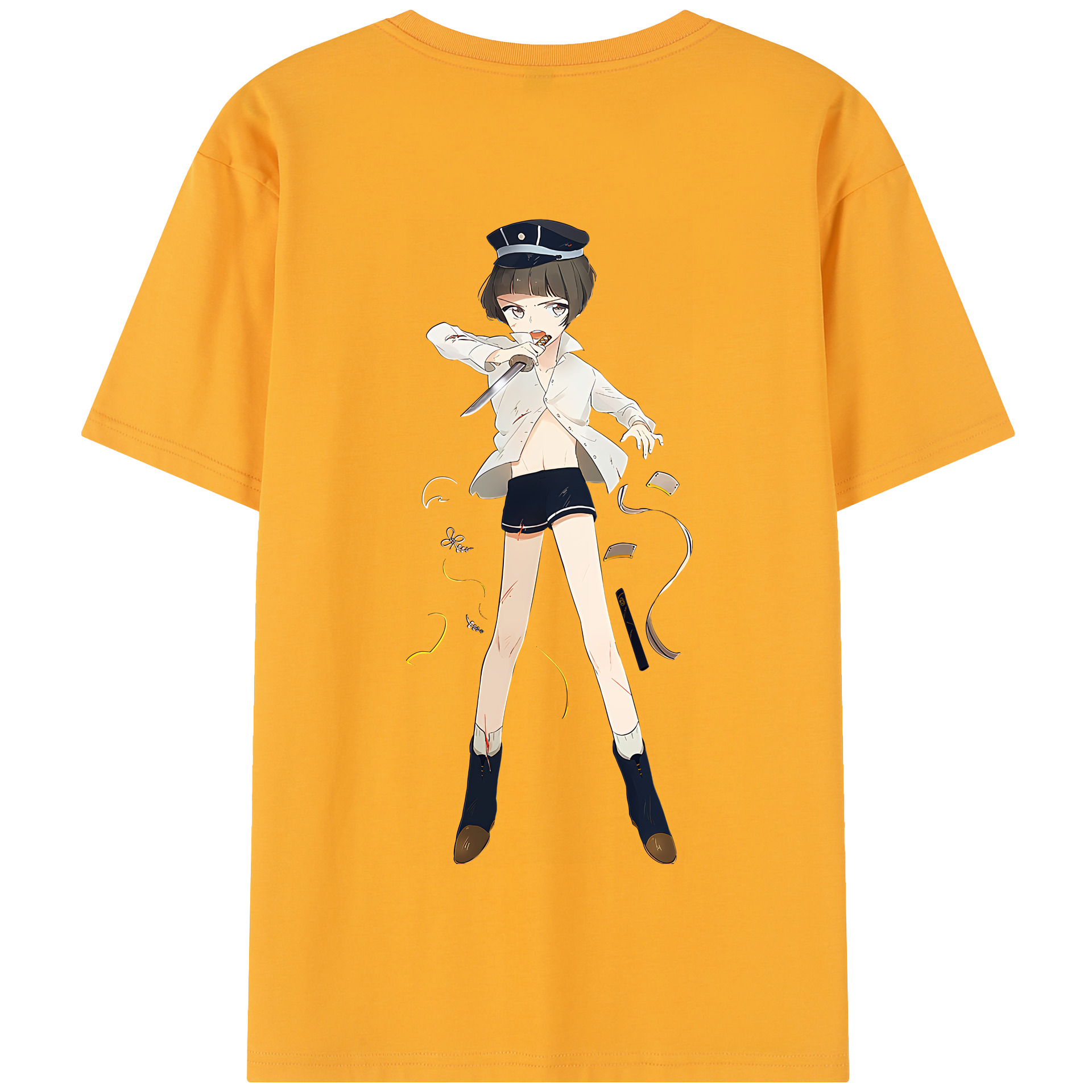 （画像用） 刀剣乱舞 Touken Ranbu 綿100％半袖Tシャツ（背面プリント）