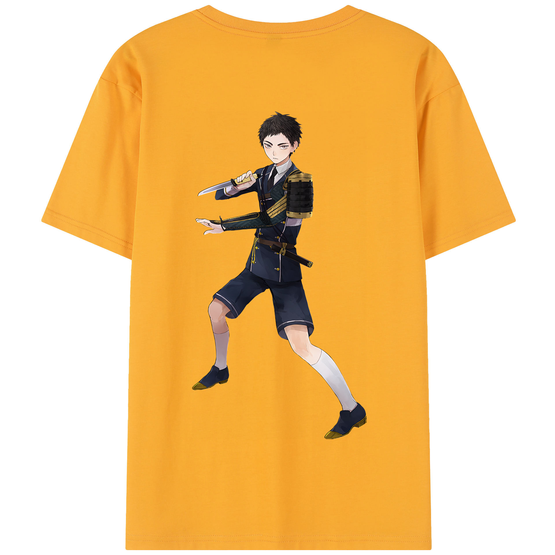 （画像用） 刀剣乱舞 Touken Ranbu 綿100％半袖Tシャツ（背面プリント）