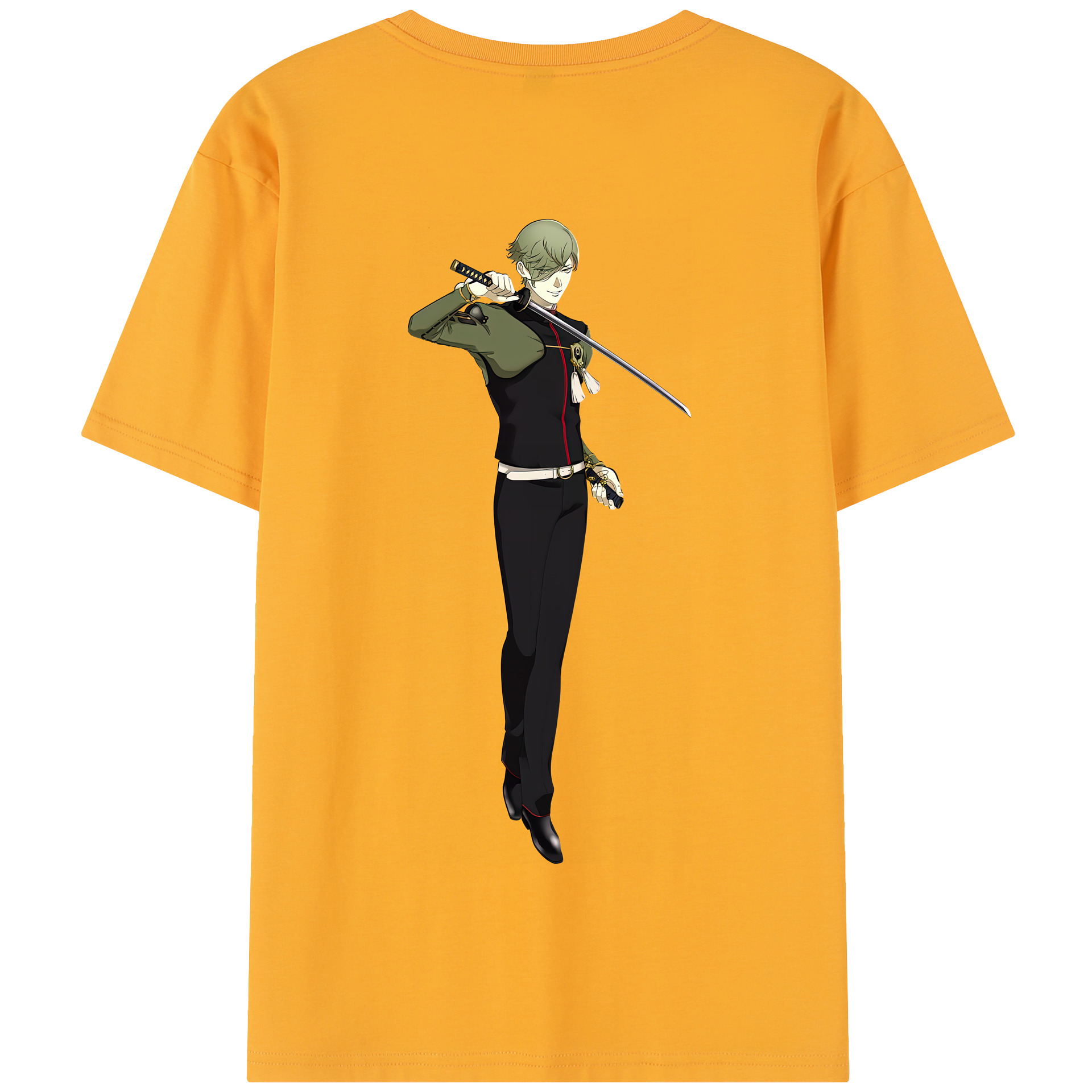 （画像用） 刀剣乱舞 Touken Ranbu 綿100％半袖Tシャツ（背面プリント）
