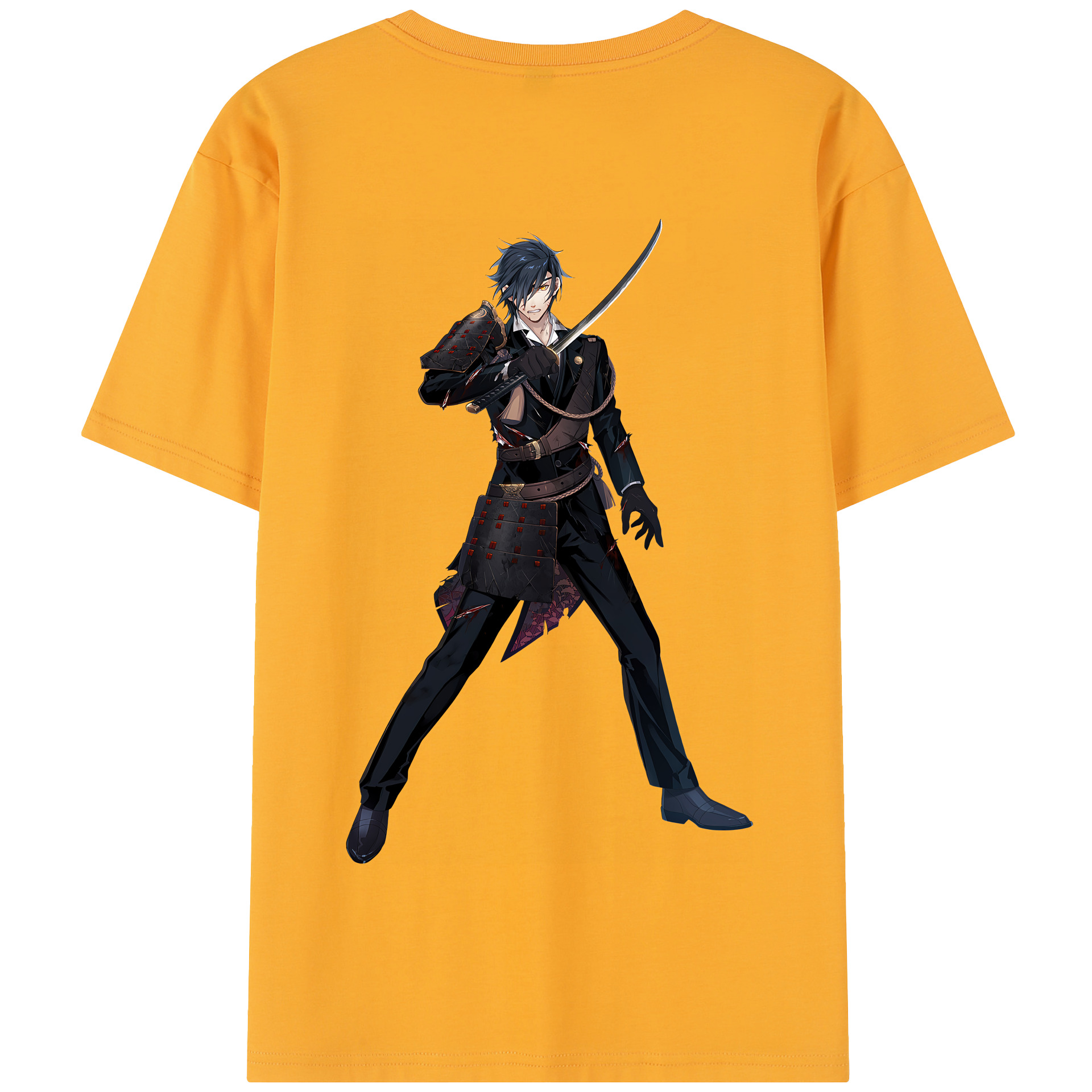 （画像用） 刀剣乱舞 Touken Ranbu 綿100％半袖Tシャツ（背面プリント）