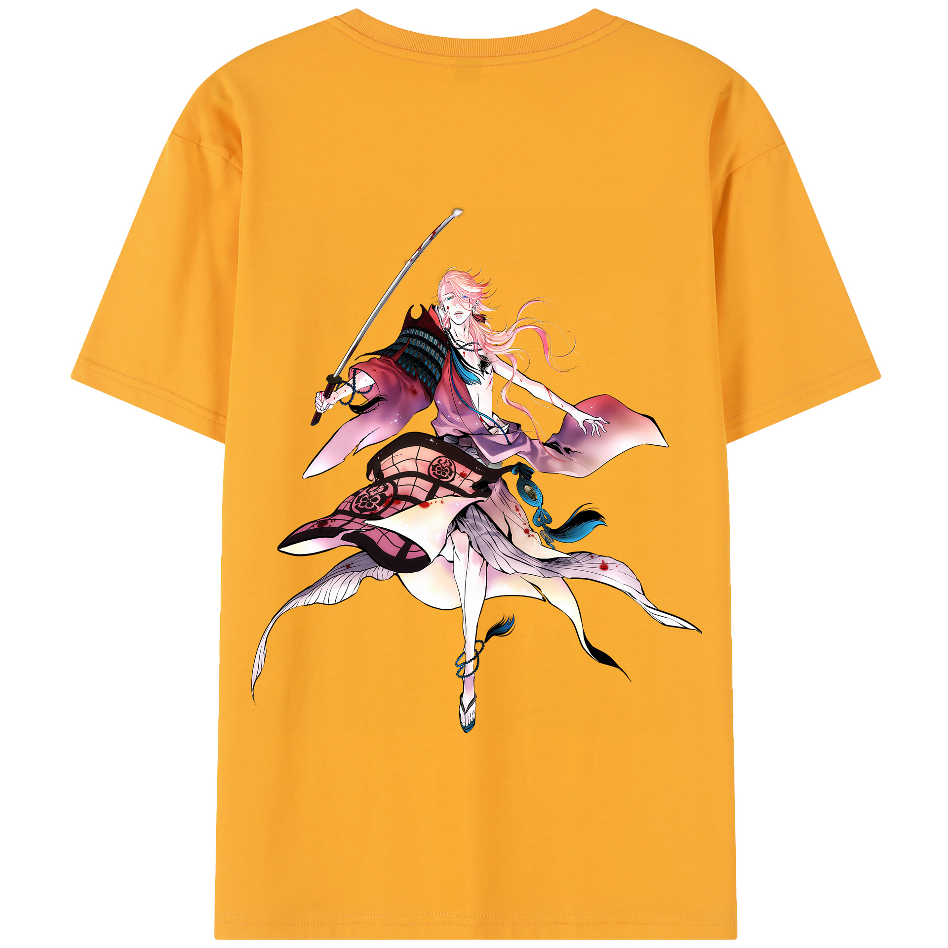 （画像用） 刀剣乱舞 Touken Ranbu 綿100％半袖Tシャツ（背面プリント）