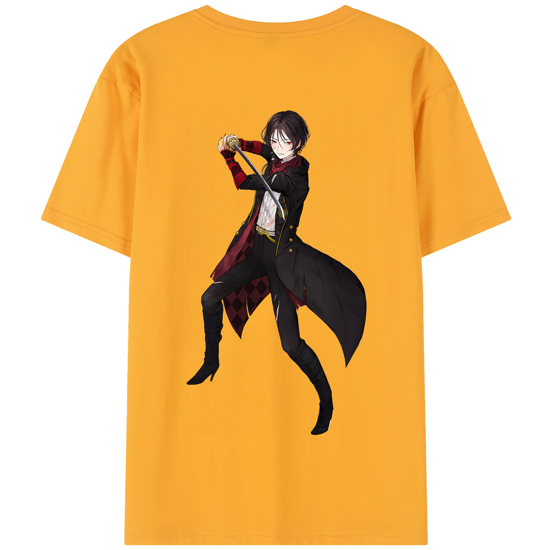 （画像用） 刀剣乱舞 Touken Ranbu 綿100％半袖Tシャツ（背面プリント）