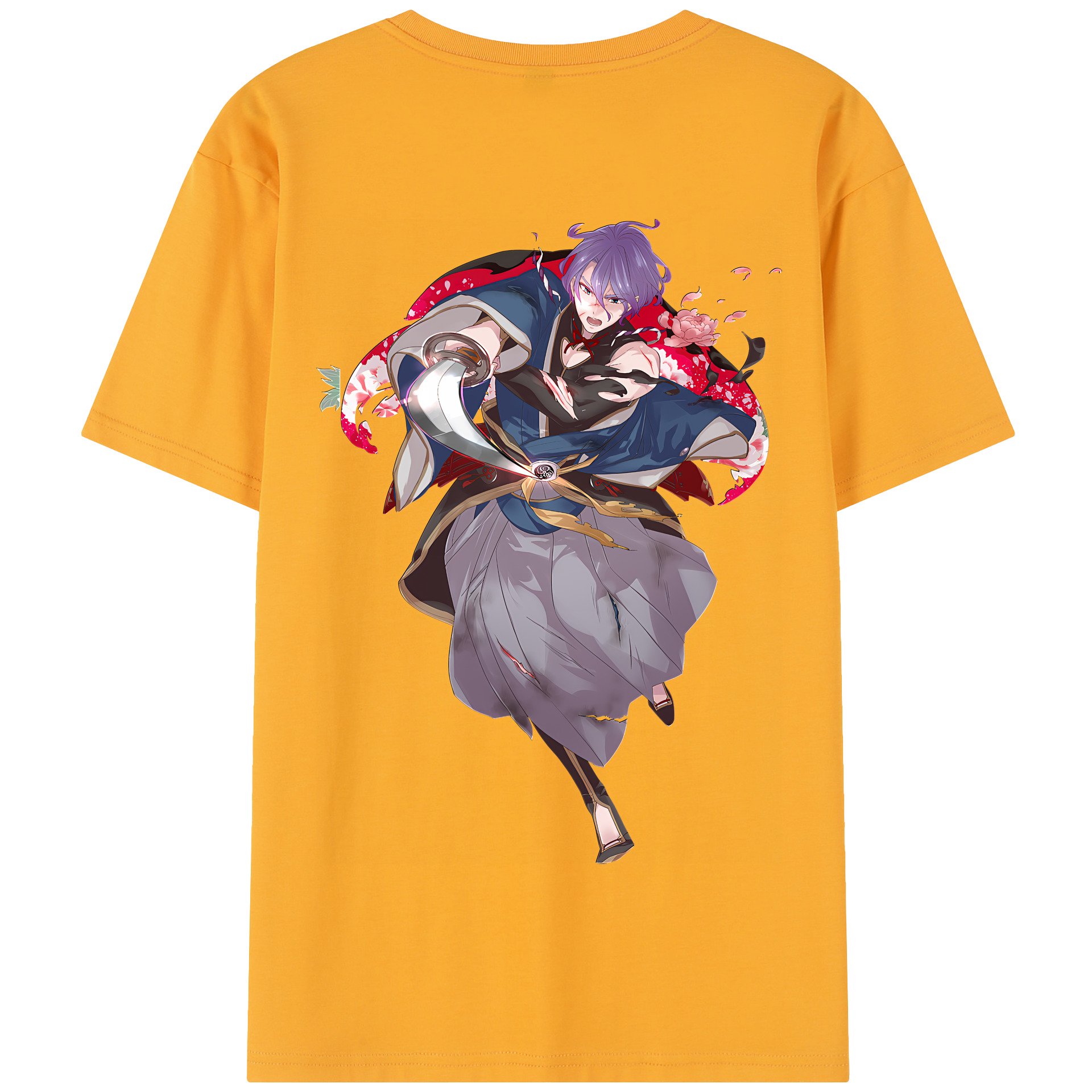 （画像用） 刀剣乱舞 Touken Ranbu 綿100％半袖Tシャツ（背面プリント）