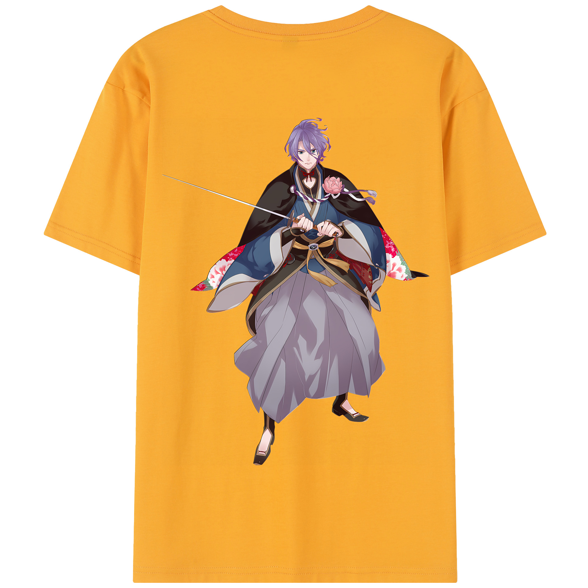 （画像用） 刀剣乱舞 Touken Ranbu 綿100％半袖Tシャツ（背面プリント）