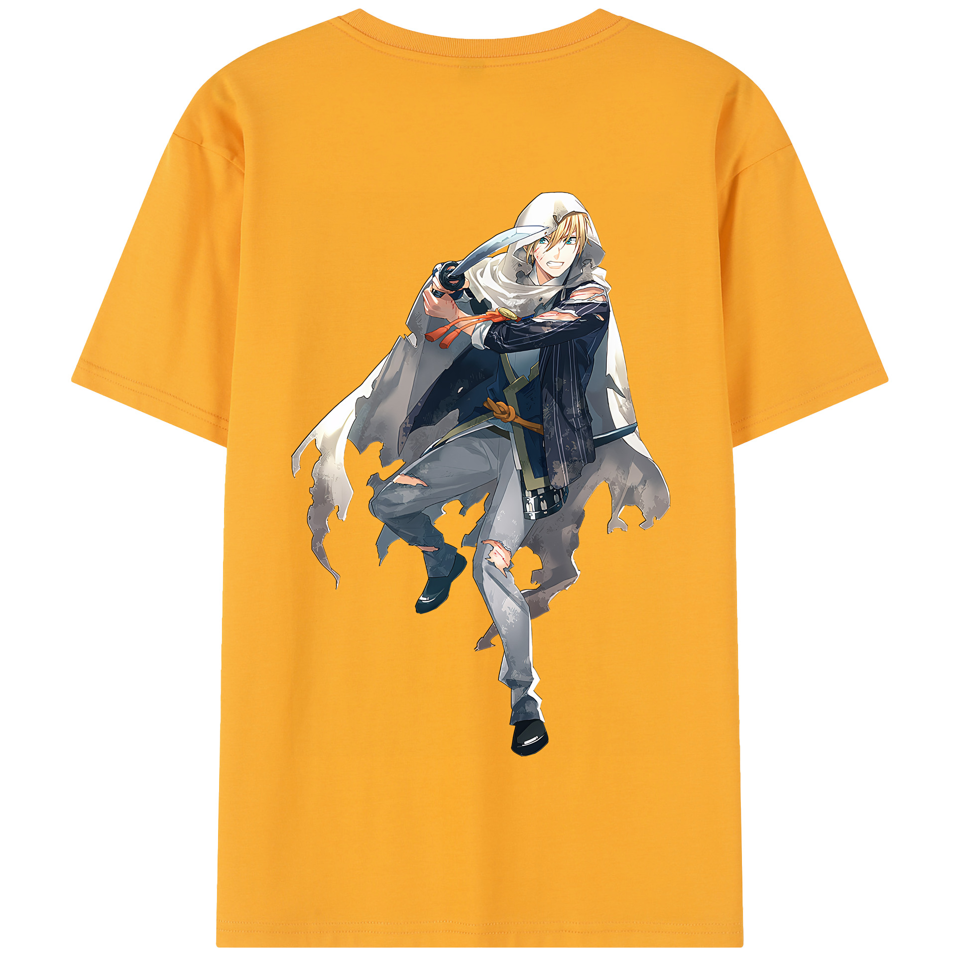 （画像用） 刀剣乱舞 Touken Ranbu 綿100％半袖Tシャツ（背面プリント）